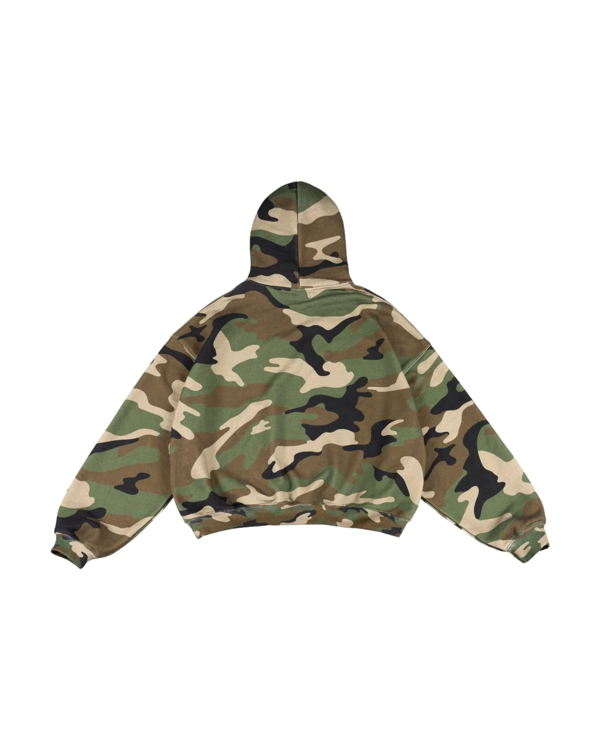 GREEN CAMO HOODIE - Image 2