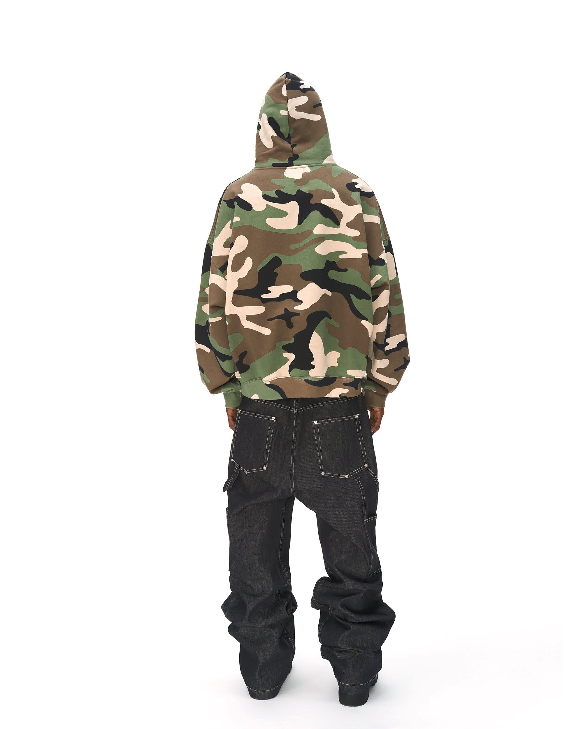 GREEN CAMO HOODIE - Image 7