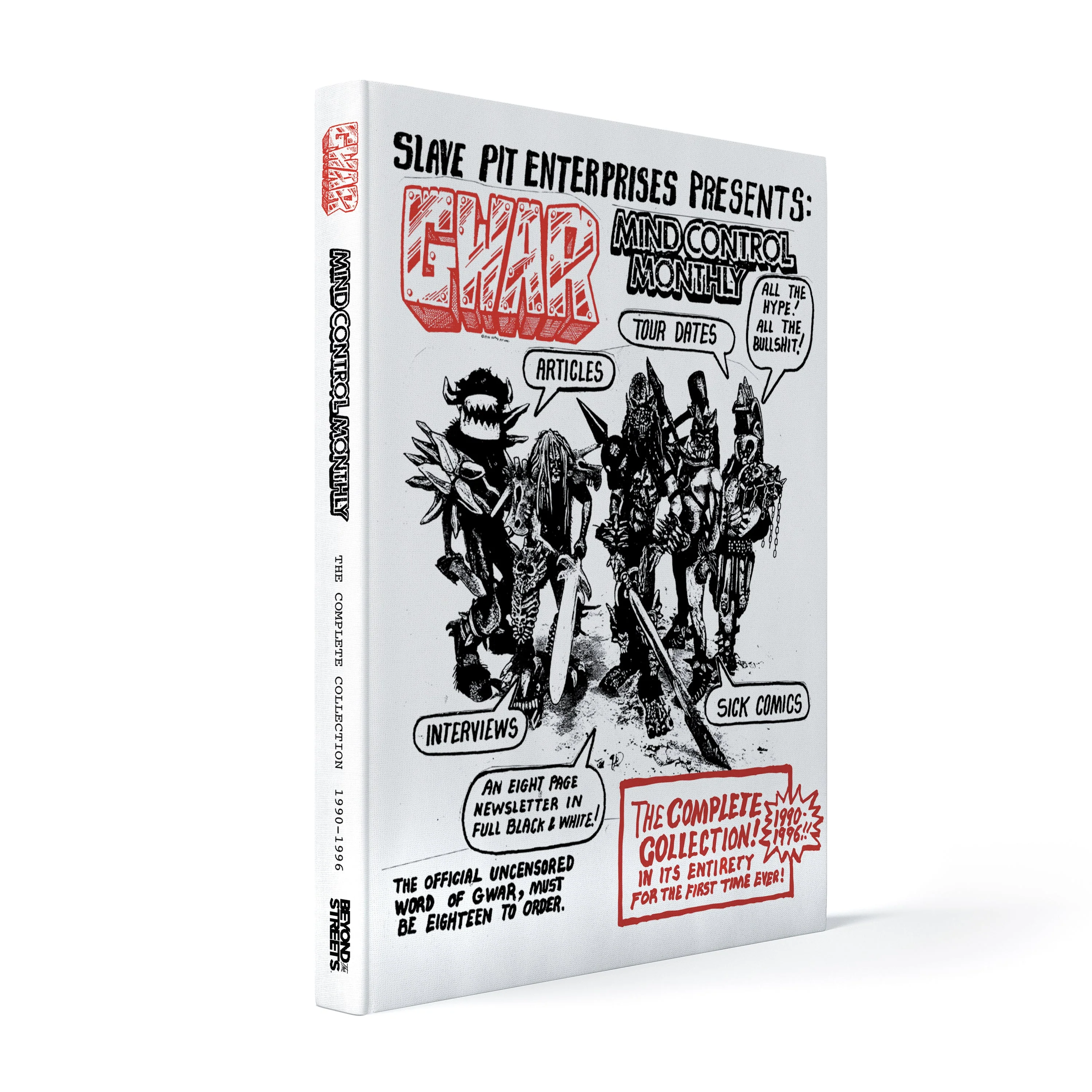GWAR X BEYOND THE STREETS "Mind Control Monthly " Book