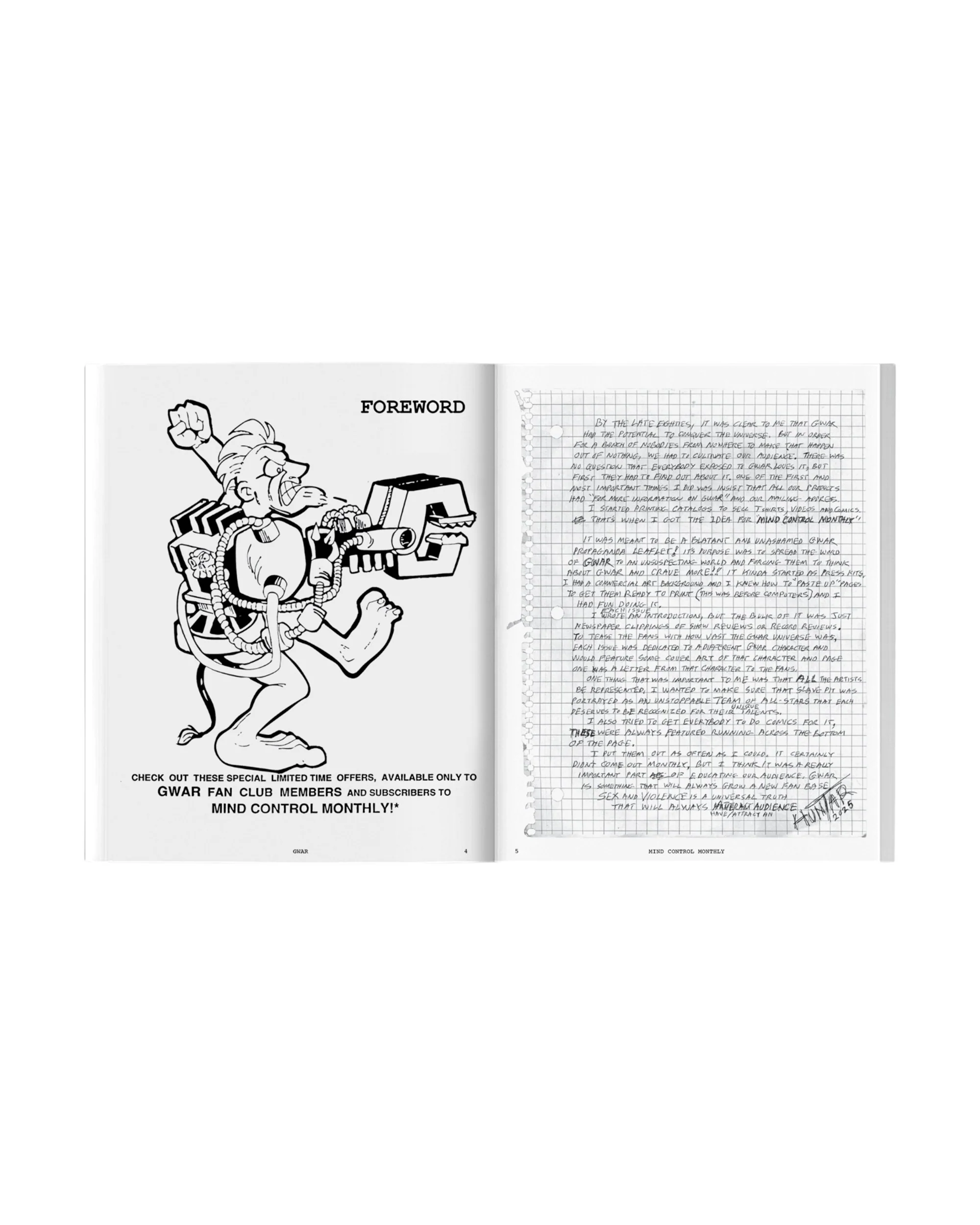 GWAR X BEYOND THE STREETS "Mind Control Monthly " Book - Image 4