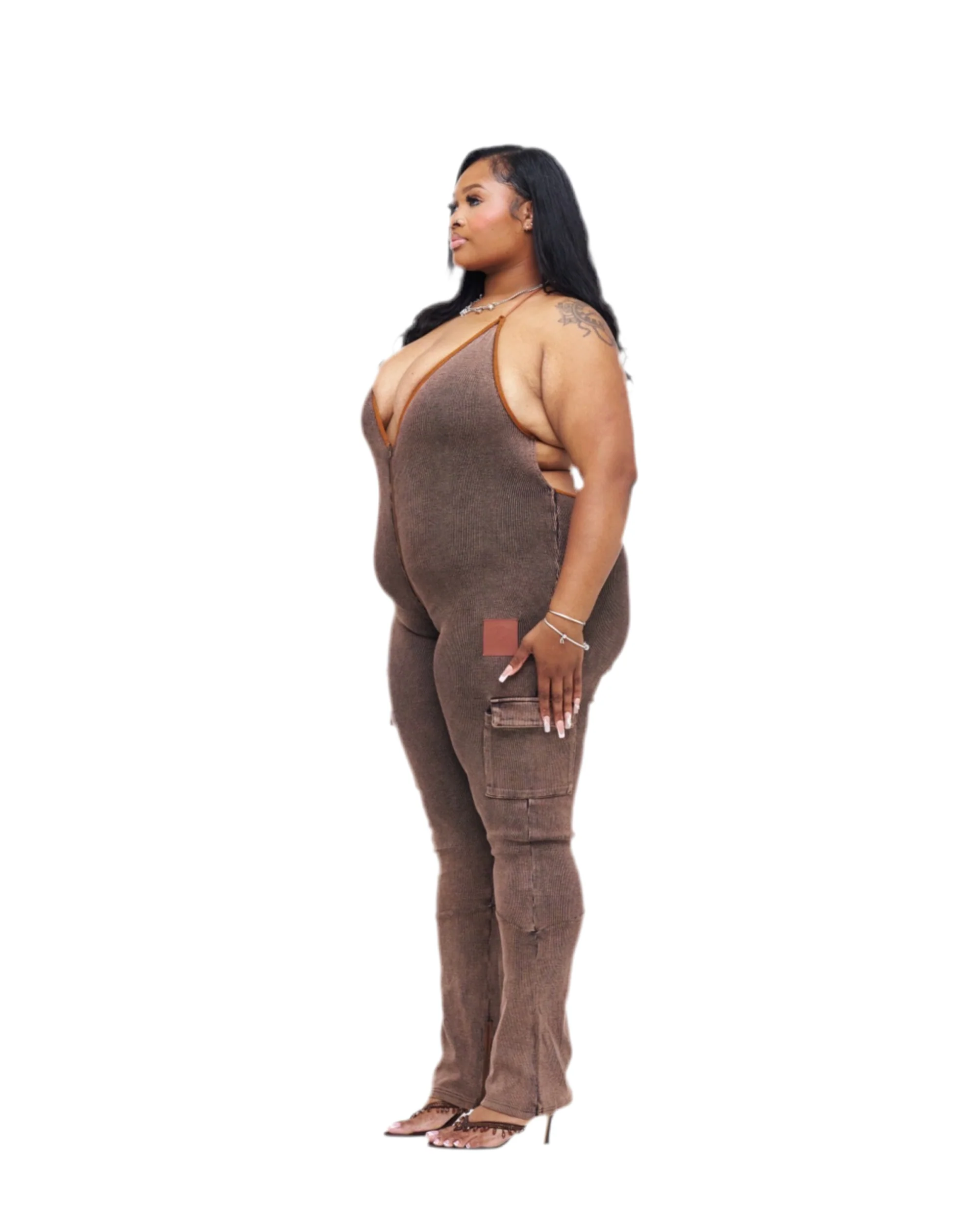 HALTER UZIP JUMPSUIT - Image 2