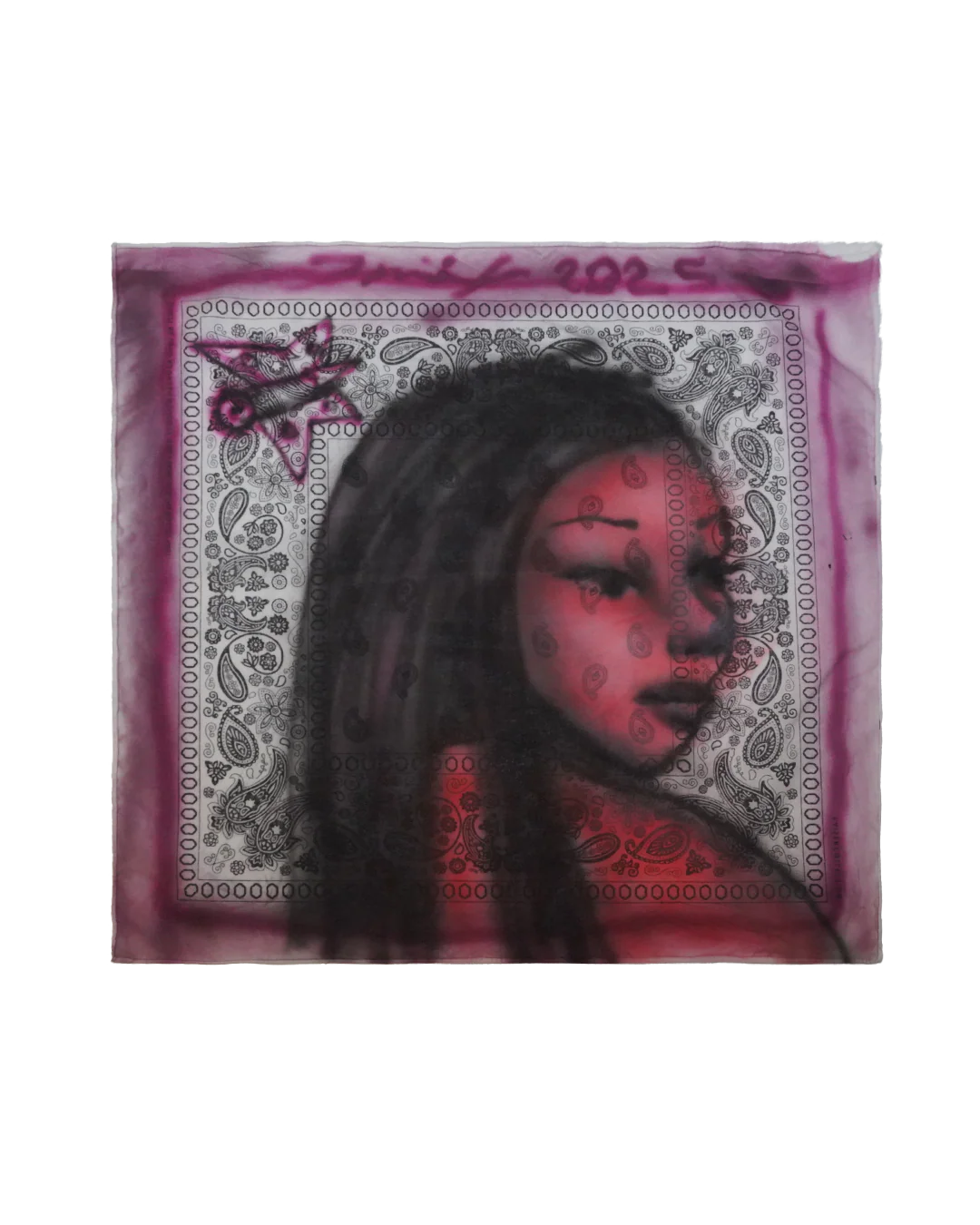 HAND PAINTED BANDANA #3