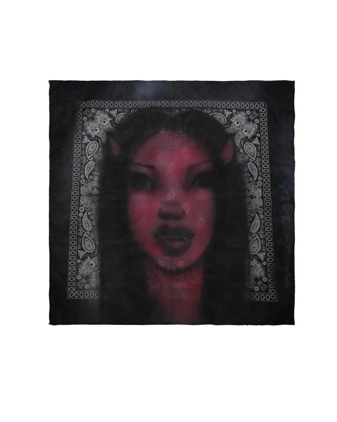 HAND PAINTED BANDANA #8