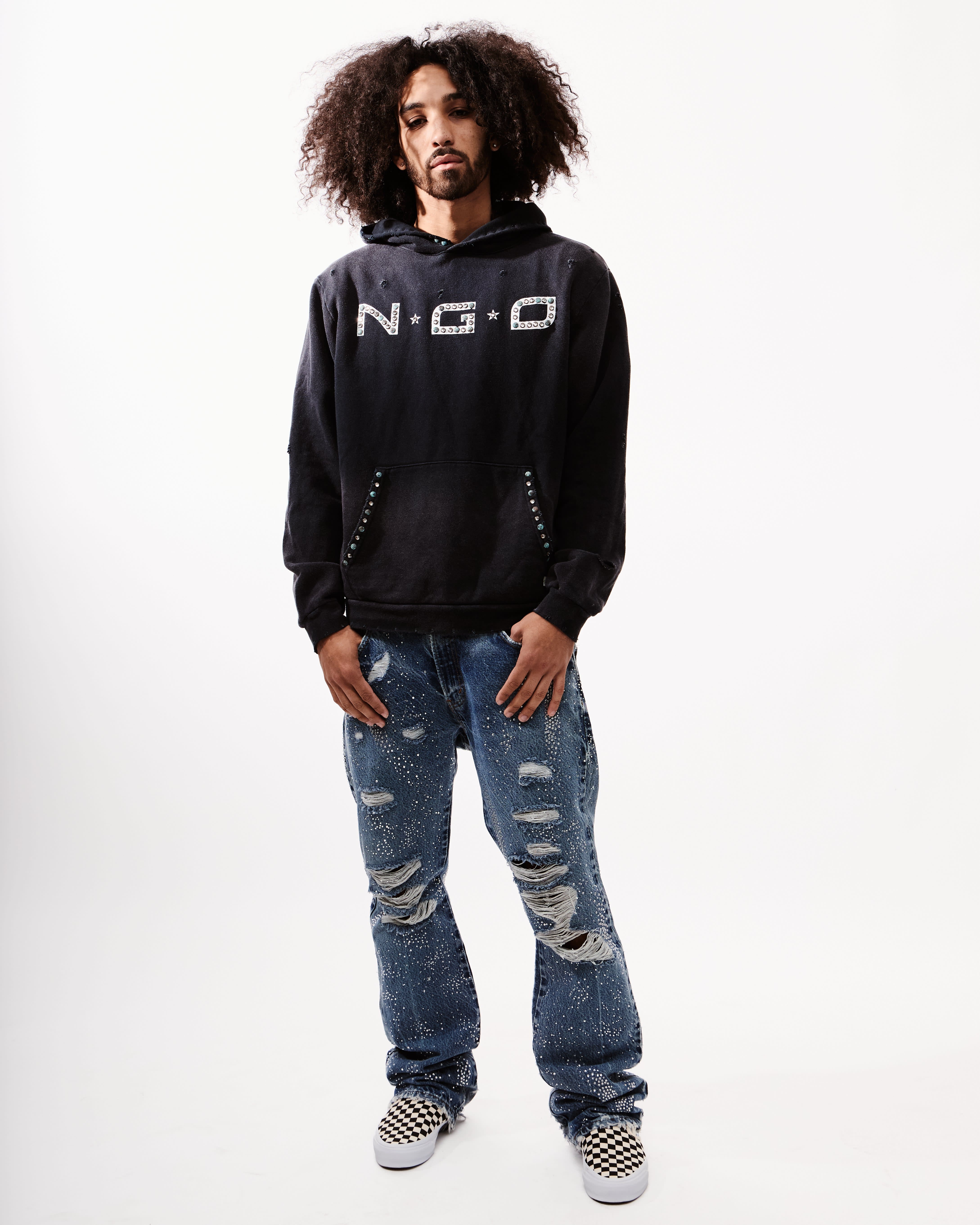 HAND SET LOGO HOODIE - Image 3