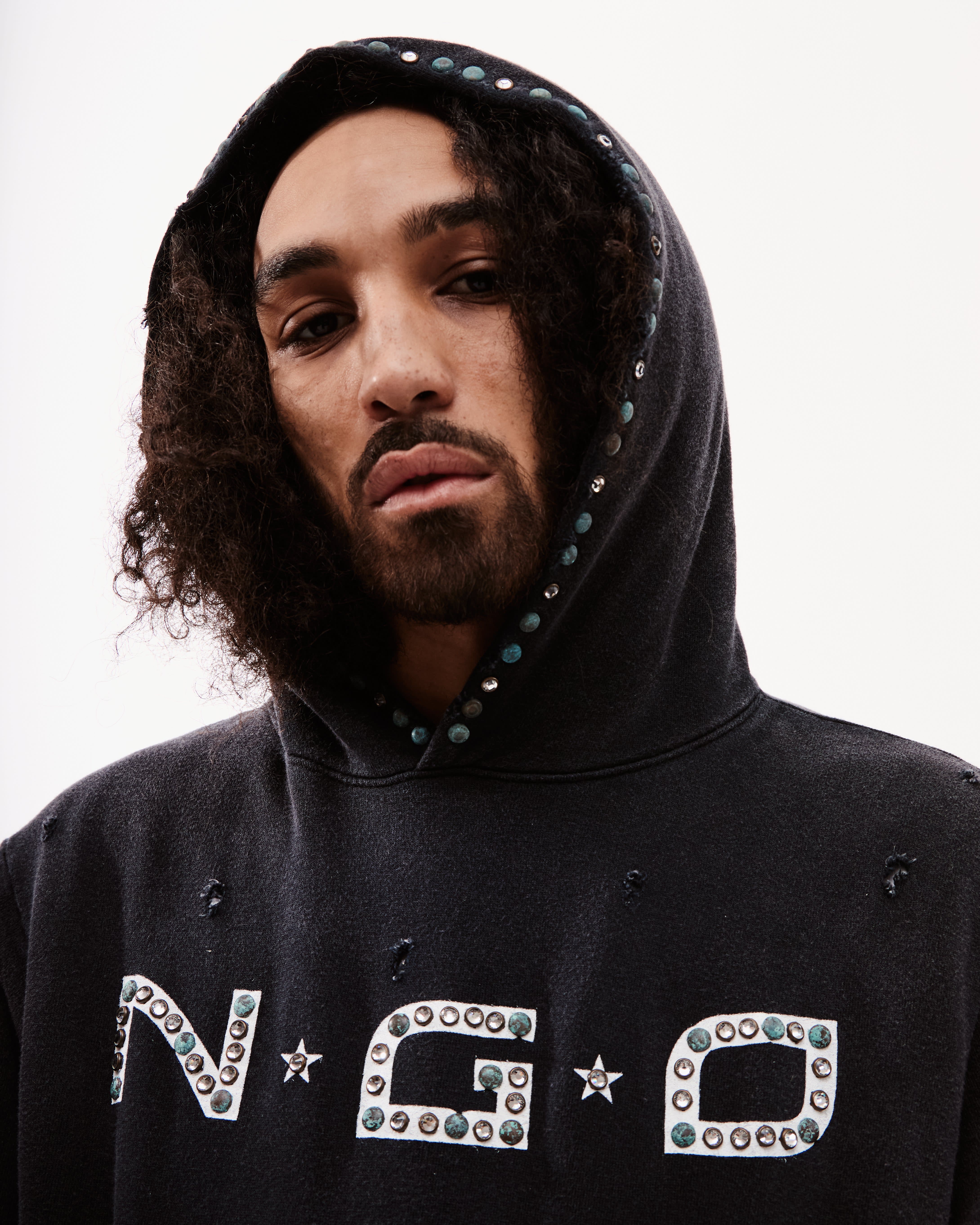 HAND SET LOGO HOODIE - Image 4