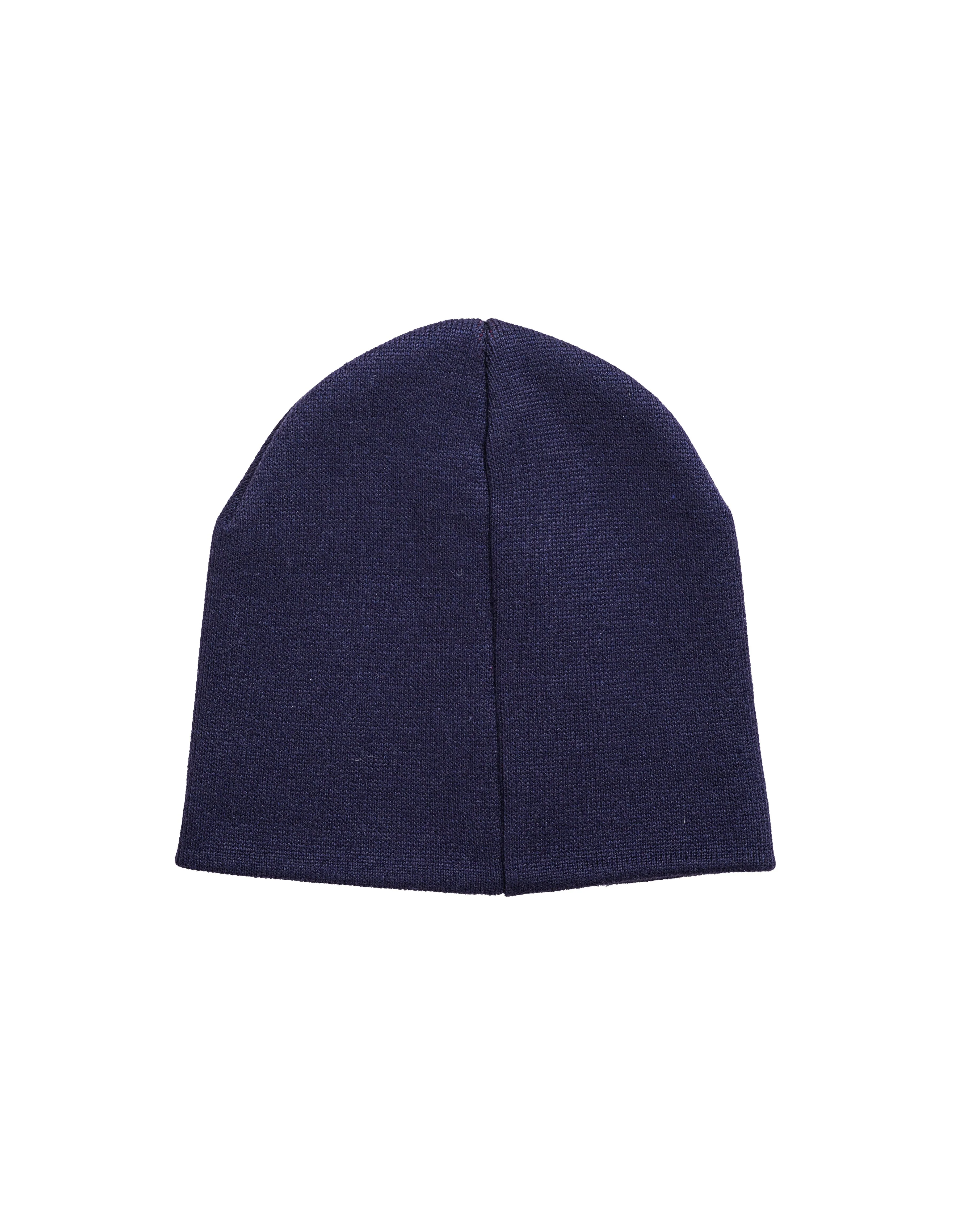 Hanzi Skull Beanie in Plum & Cherry - Image 2
