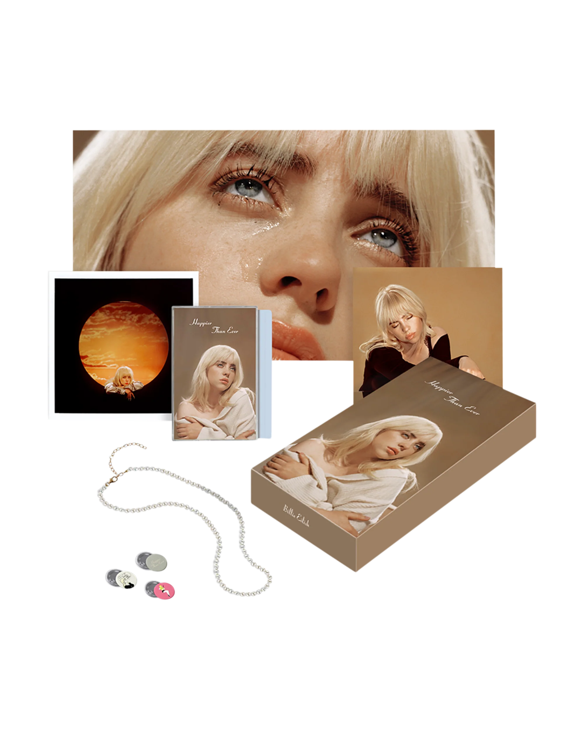 Happier Than Ever' Cassette Box