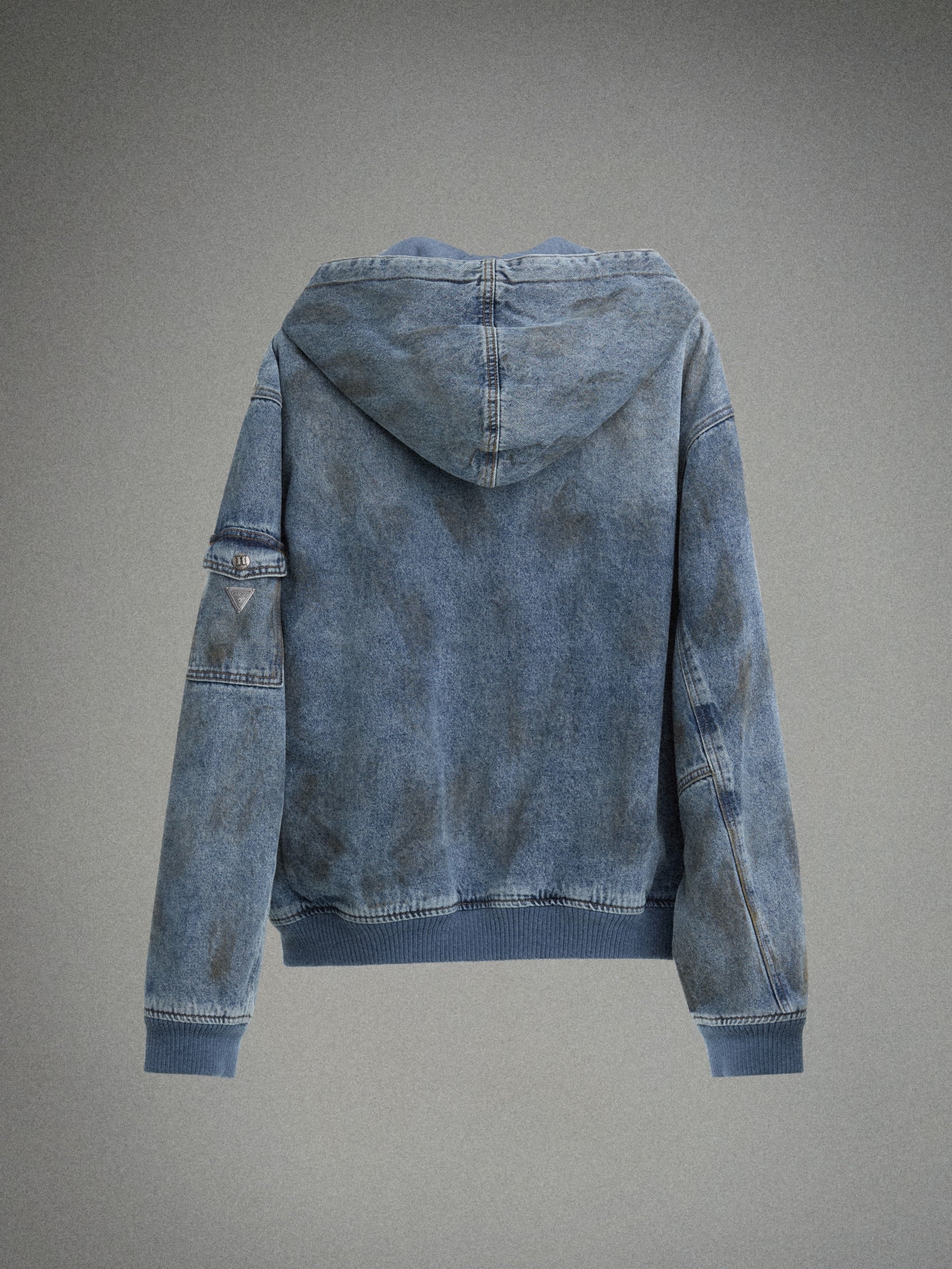 HARDSTONE Denim Hooded Jacket - Image 9
