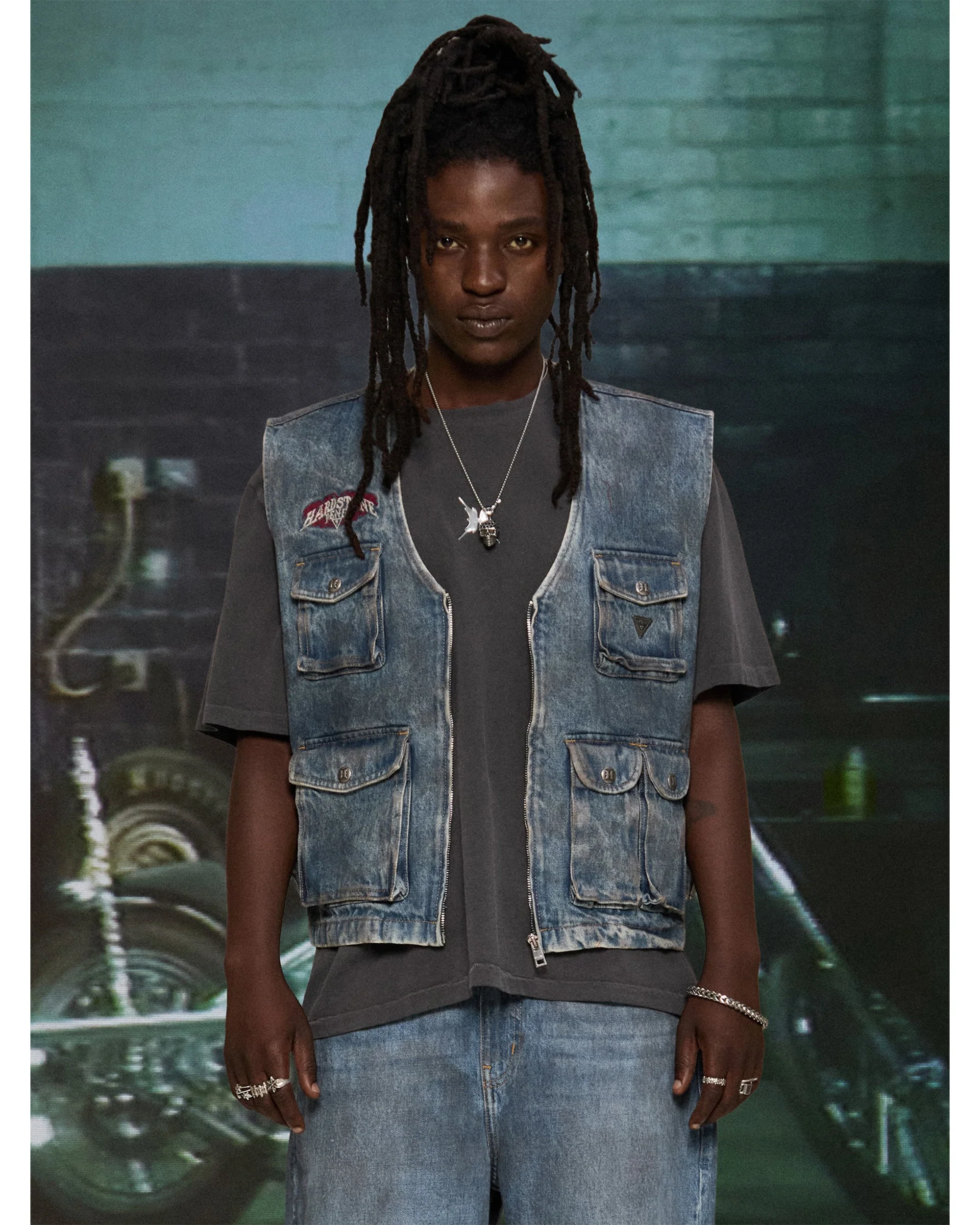 HARDSTONE Denim Vest - Image 6