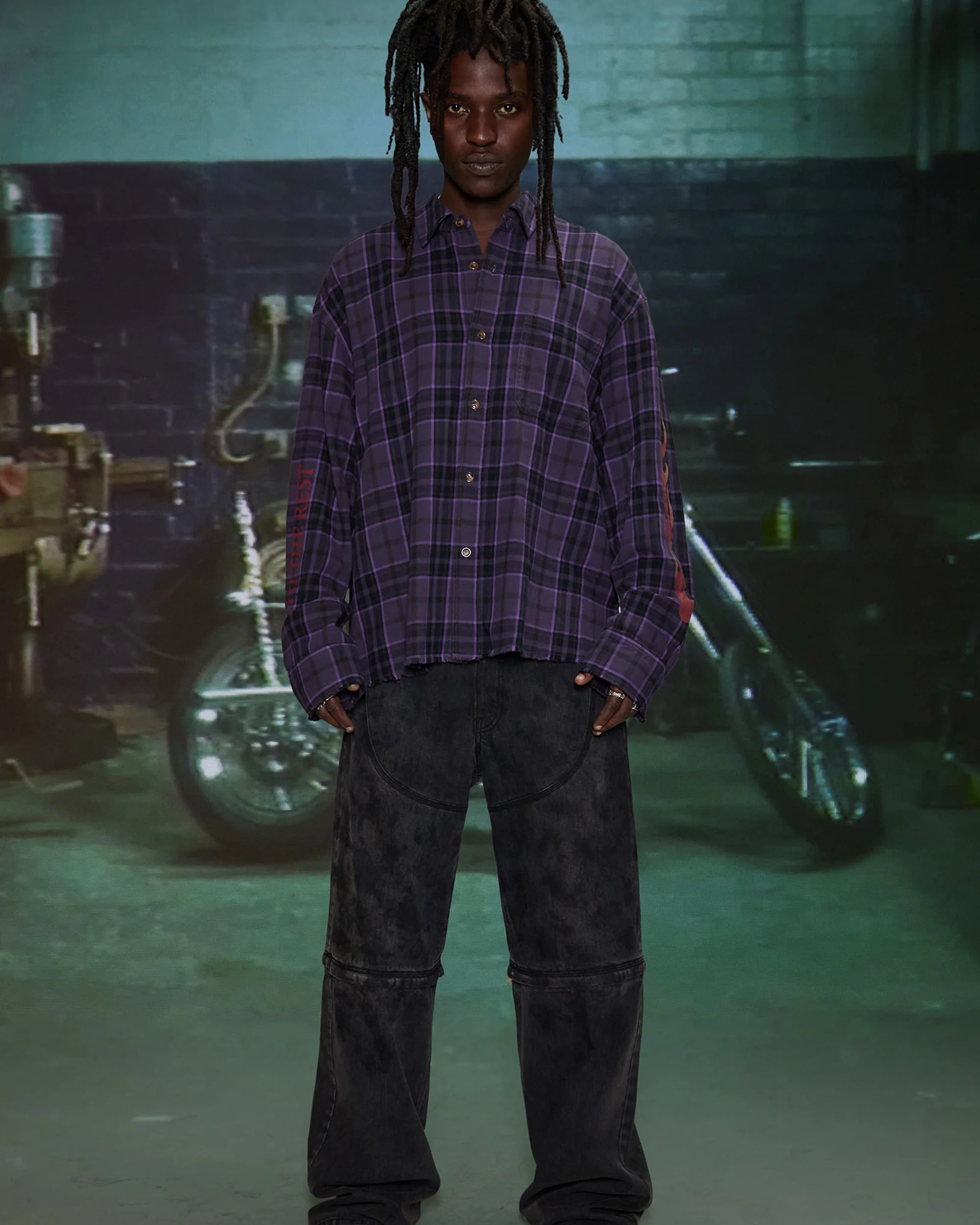 HARDSTONE Flannel Shirt - Image 8