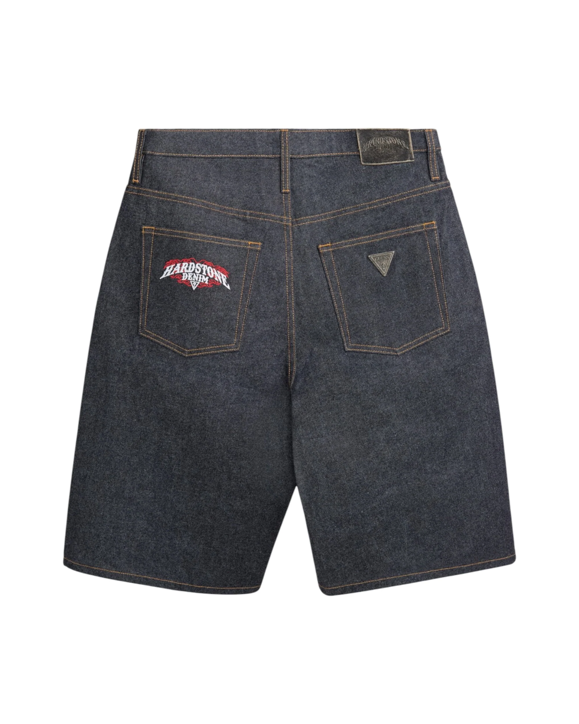 HARDSTONE Raw Denim Shorts - Image 3