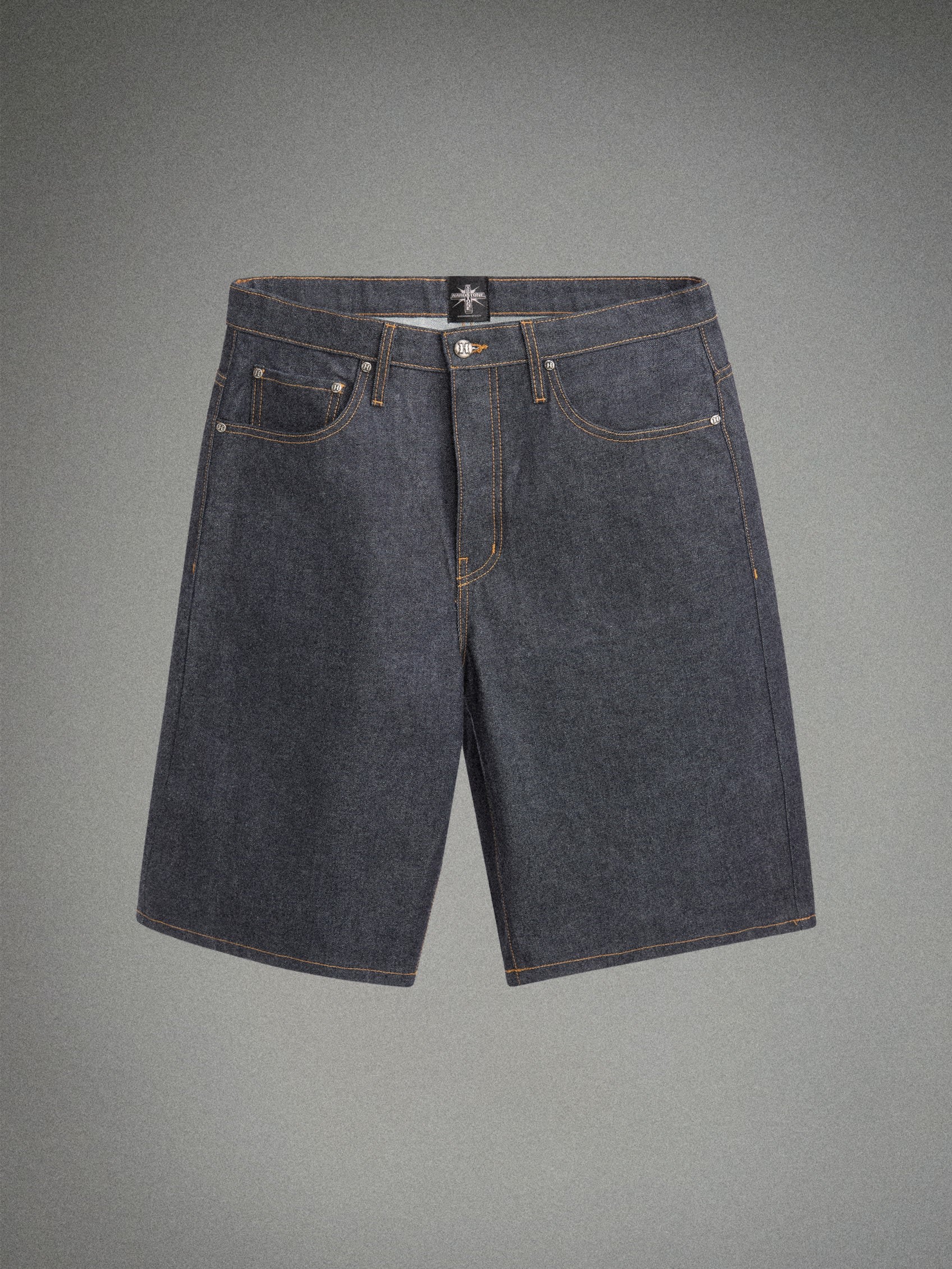 HARDSTONE Raw Denim Shorts - Image 7
