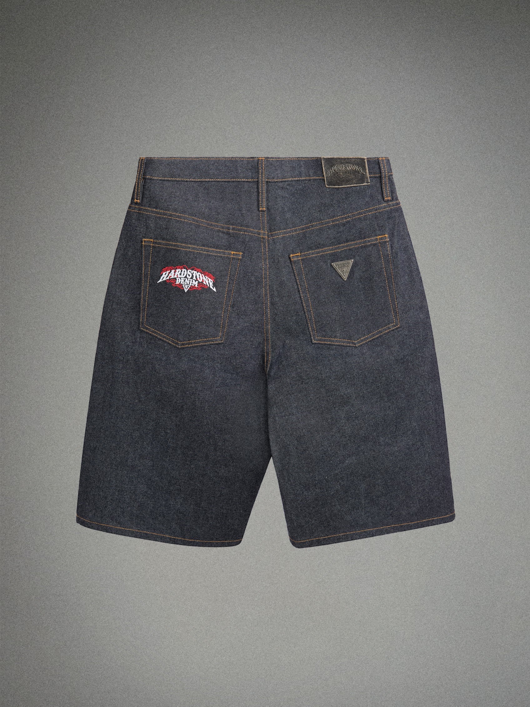 HARDSTONE Raw Denim Shorts - Image 8