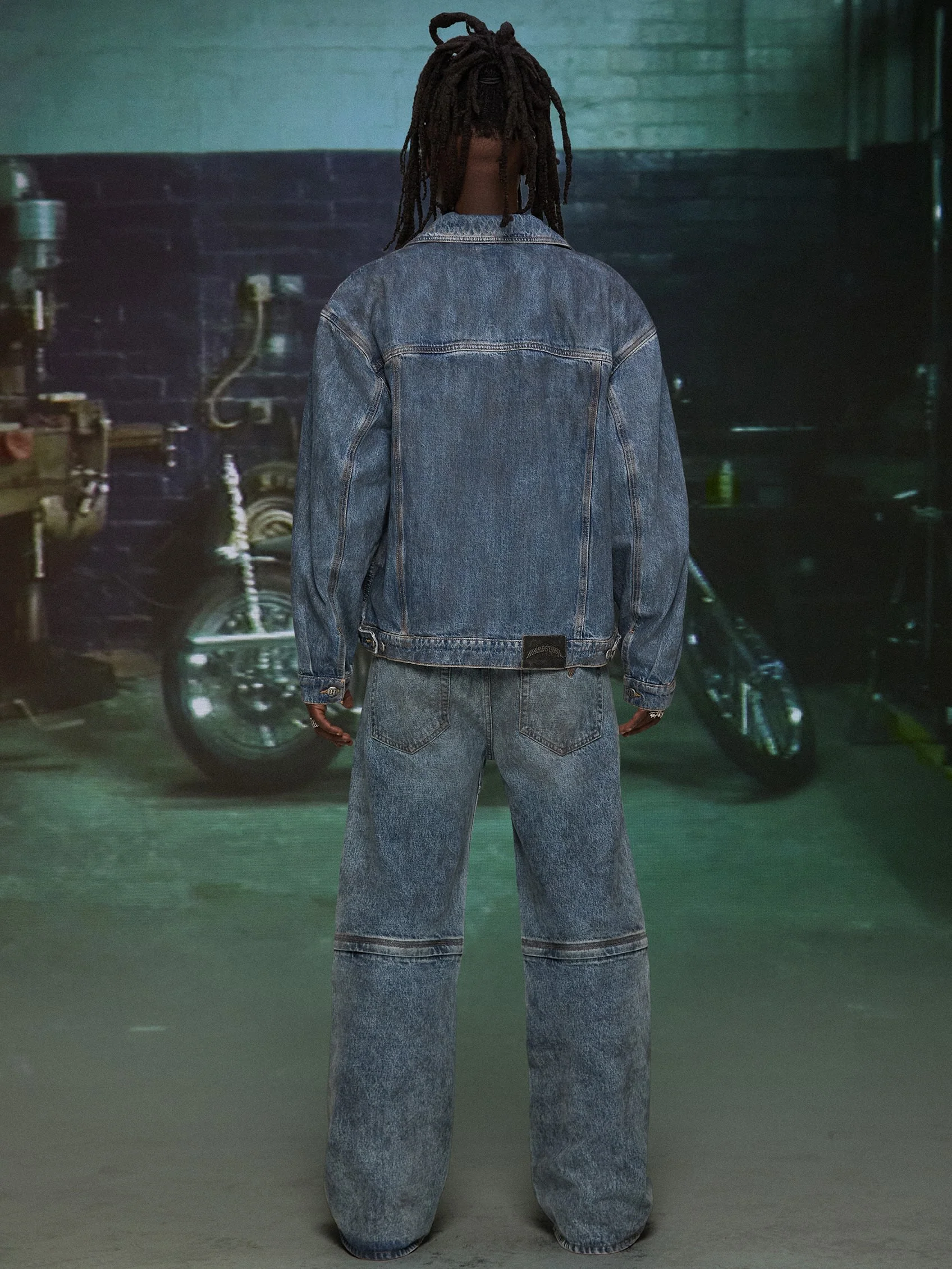 HARDSTONE Zip-Off Denim Jeans - Image 11