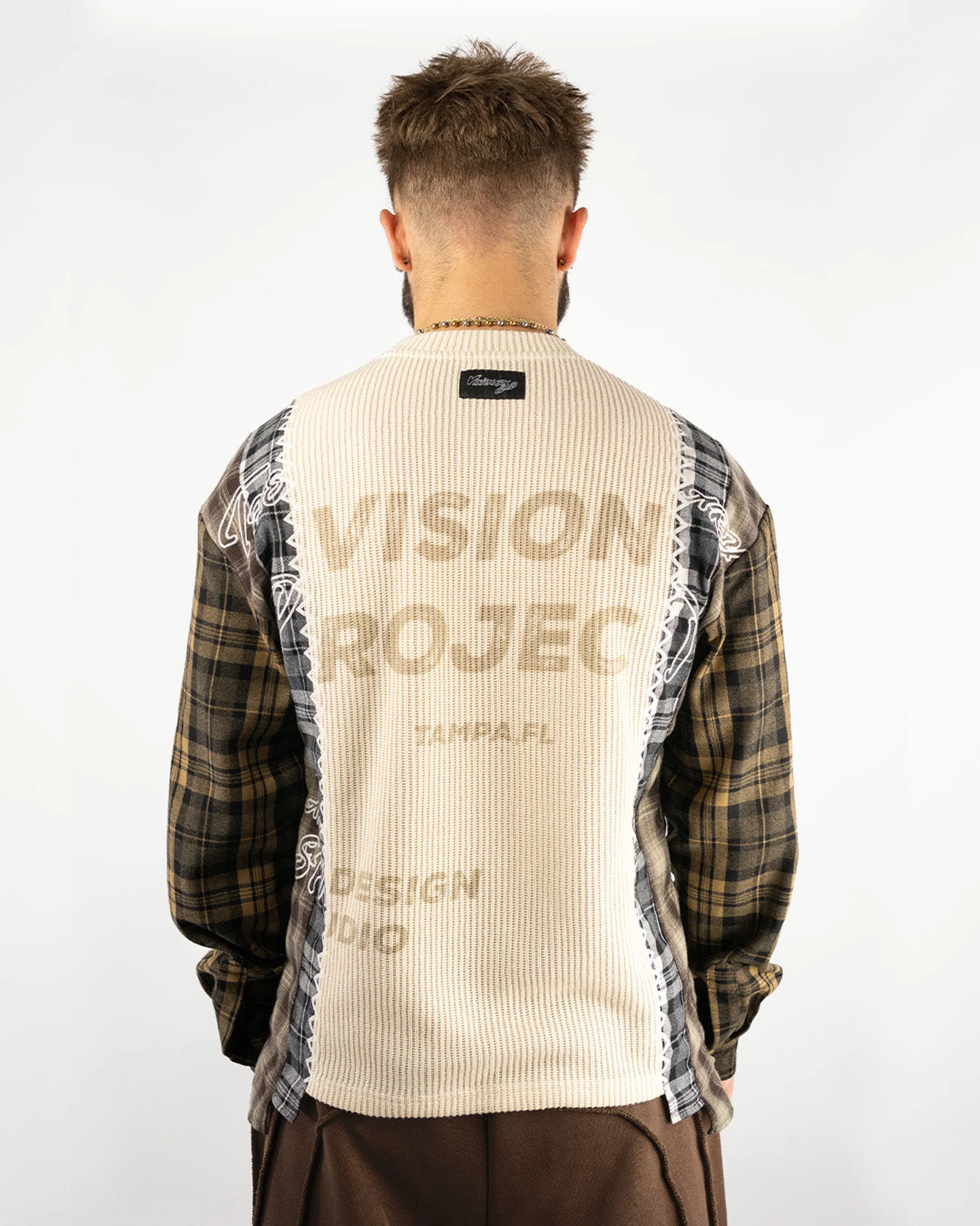 "Harvest Patchwork" Knitted Flannel - Image 3