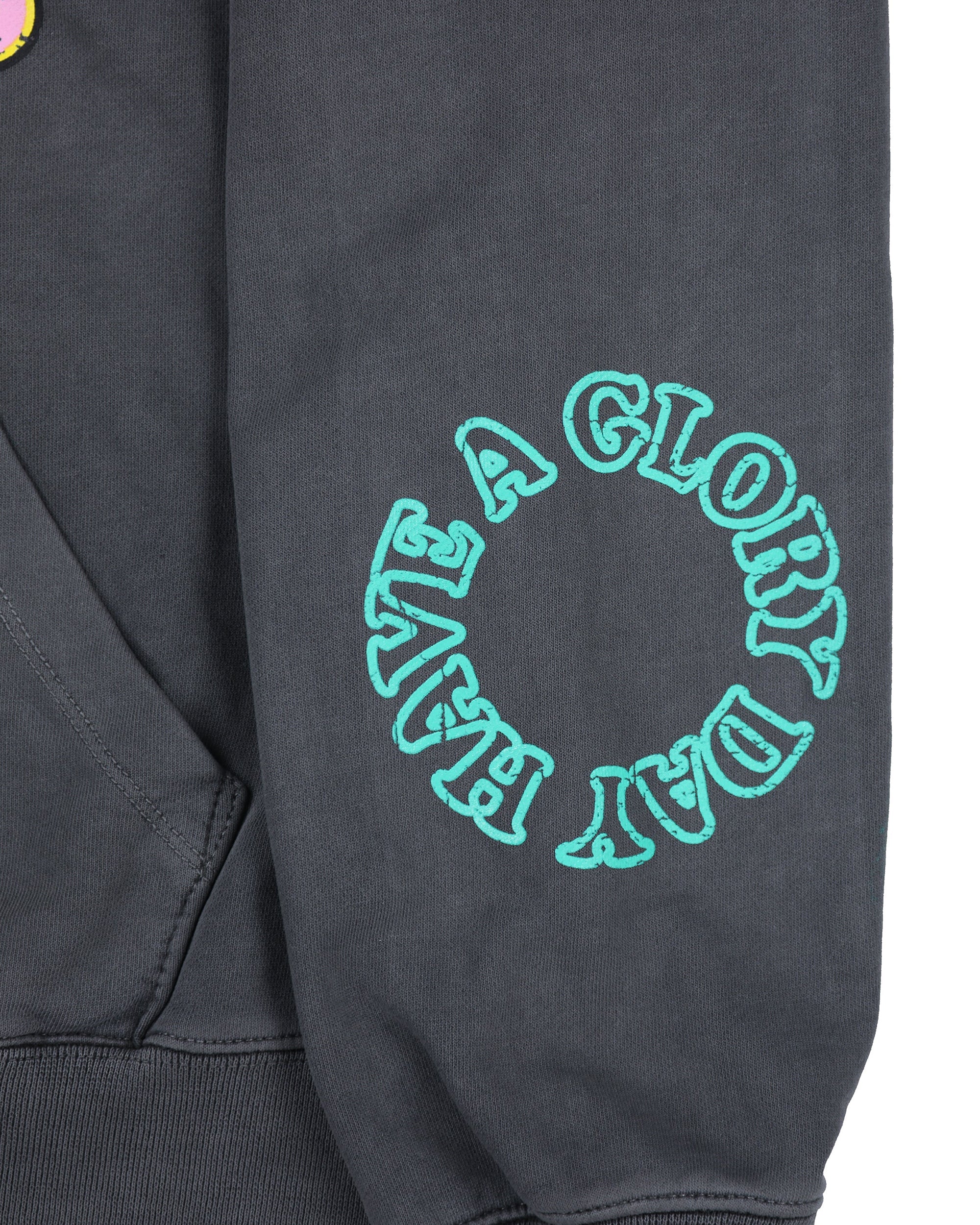 Have A Glory Day Zip Up Hoodie (Black) - Image 4