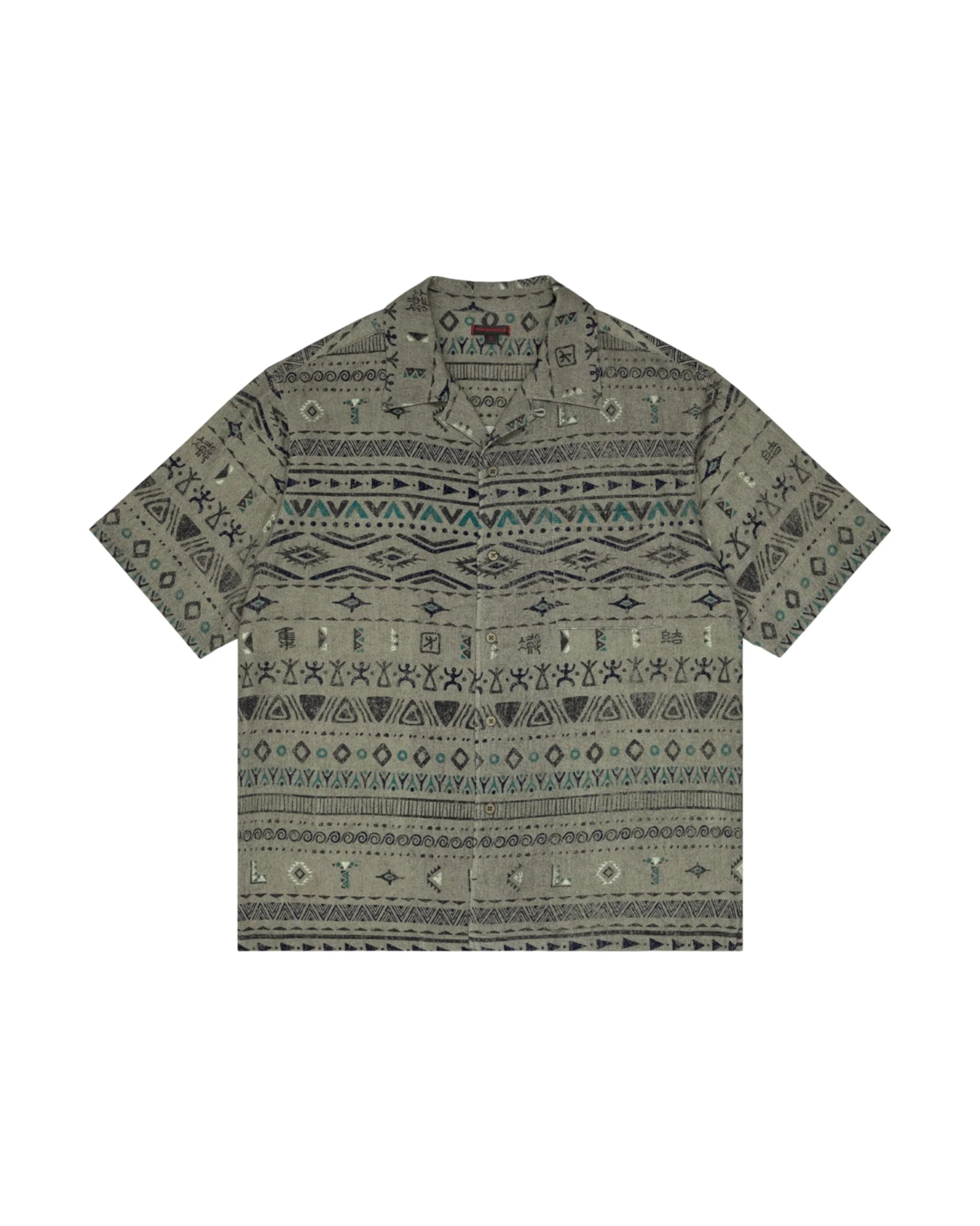 Hawaiian Tribal Shirt (Beige)