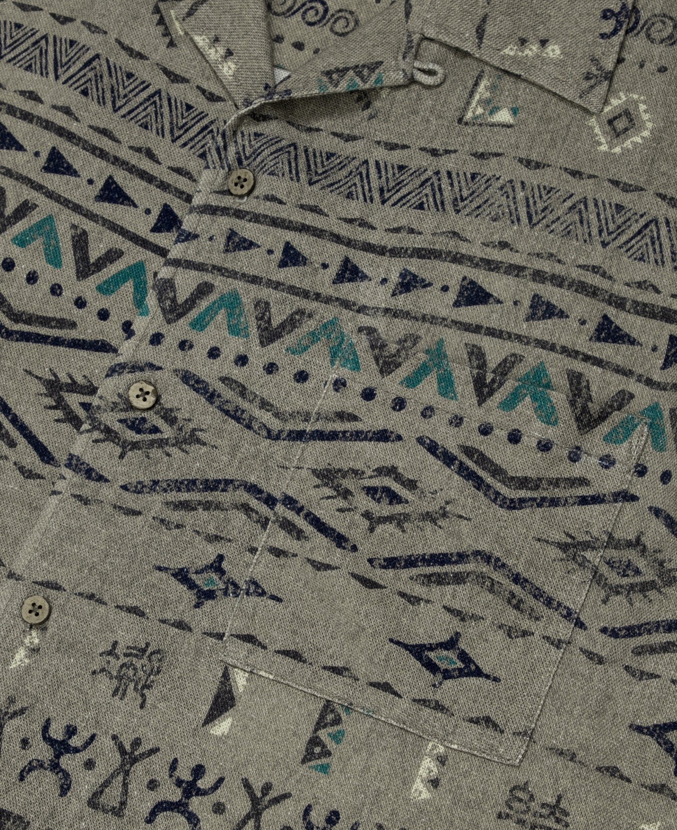Hawaiian Tribal Shirt (Beige) - Image 5