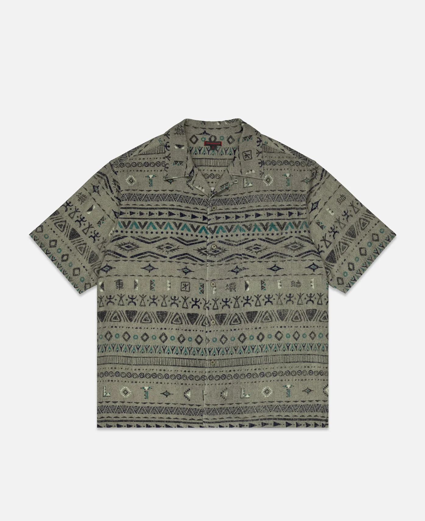 Hawaiian Tribal Shirt (Beige) - Image 9