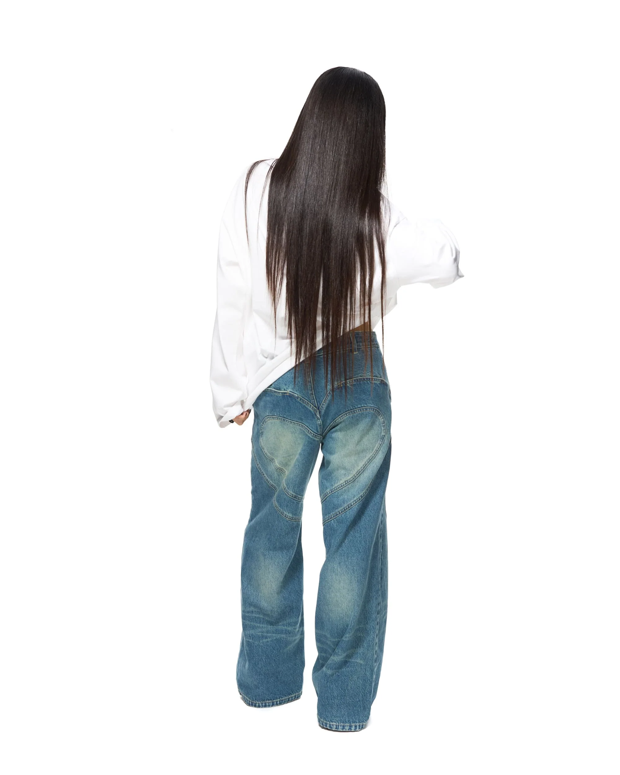 Heart Patchwork Jeans - Image 10