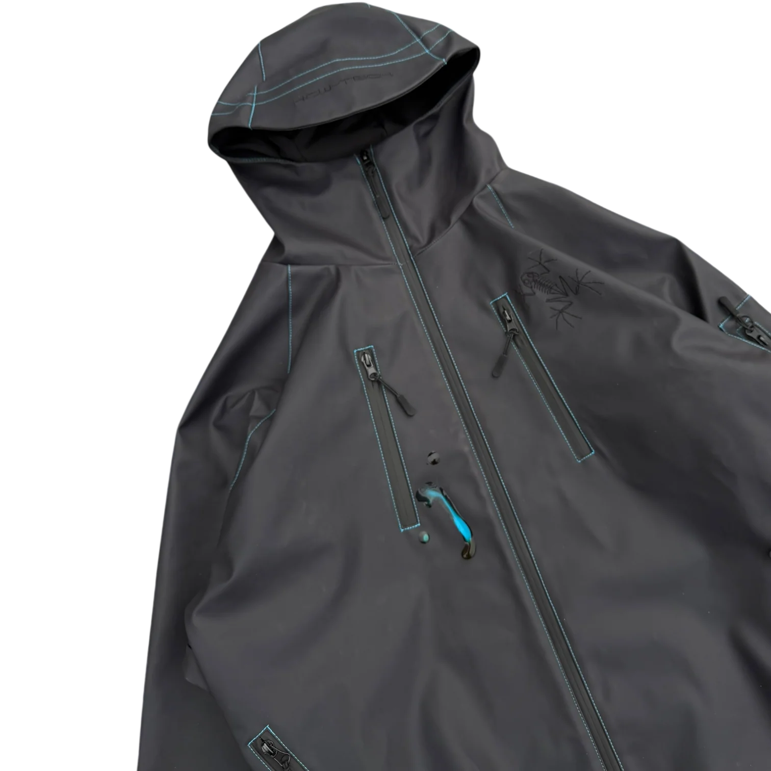 HEAT REACTIVE SKI JACKET (BLACK/BLUE) - Image 20