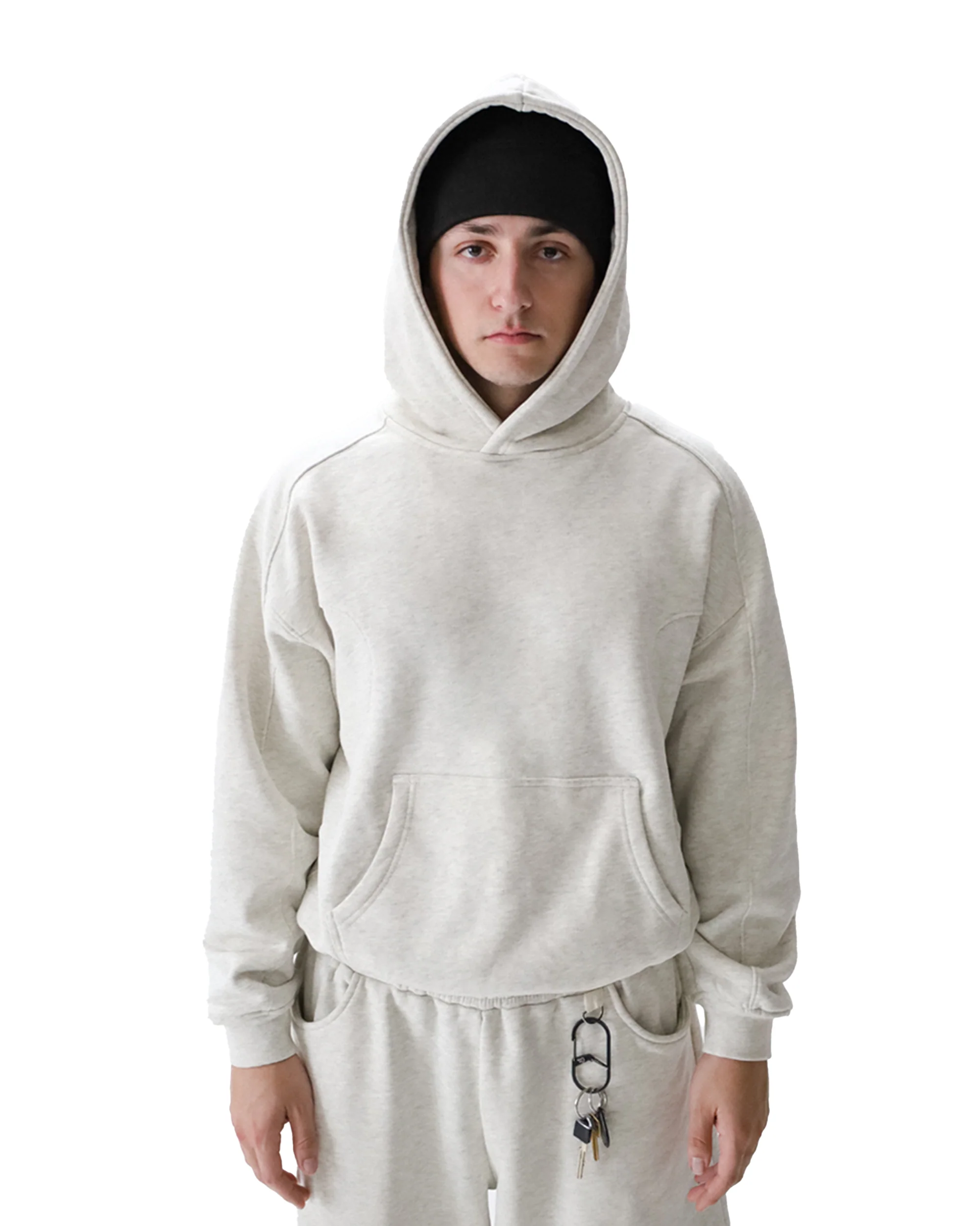Heather Gray Hoodie - Image 3