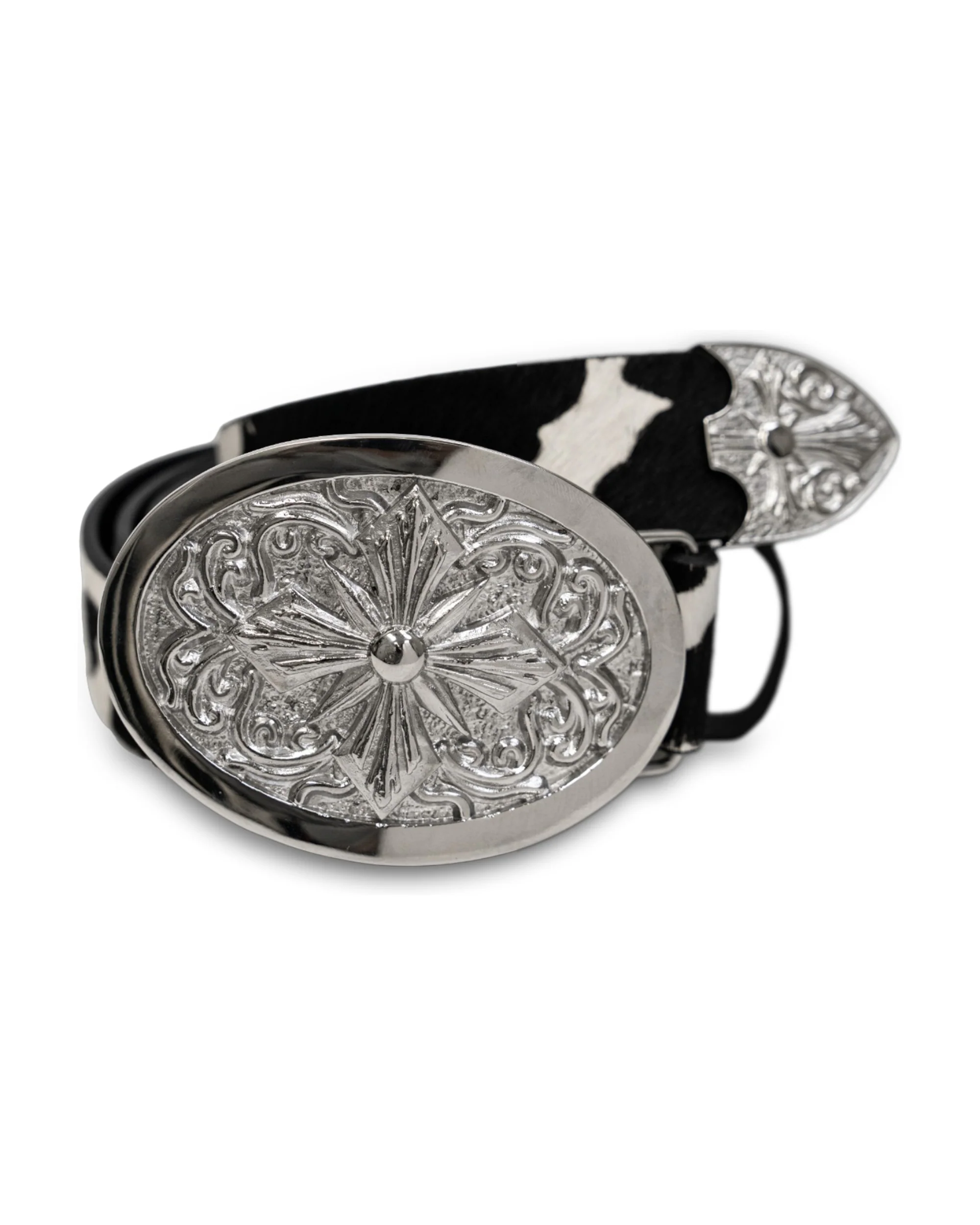 "Heaven's Seal" Cowhide Leather Belt