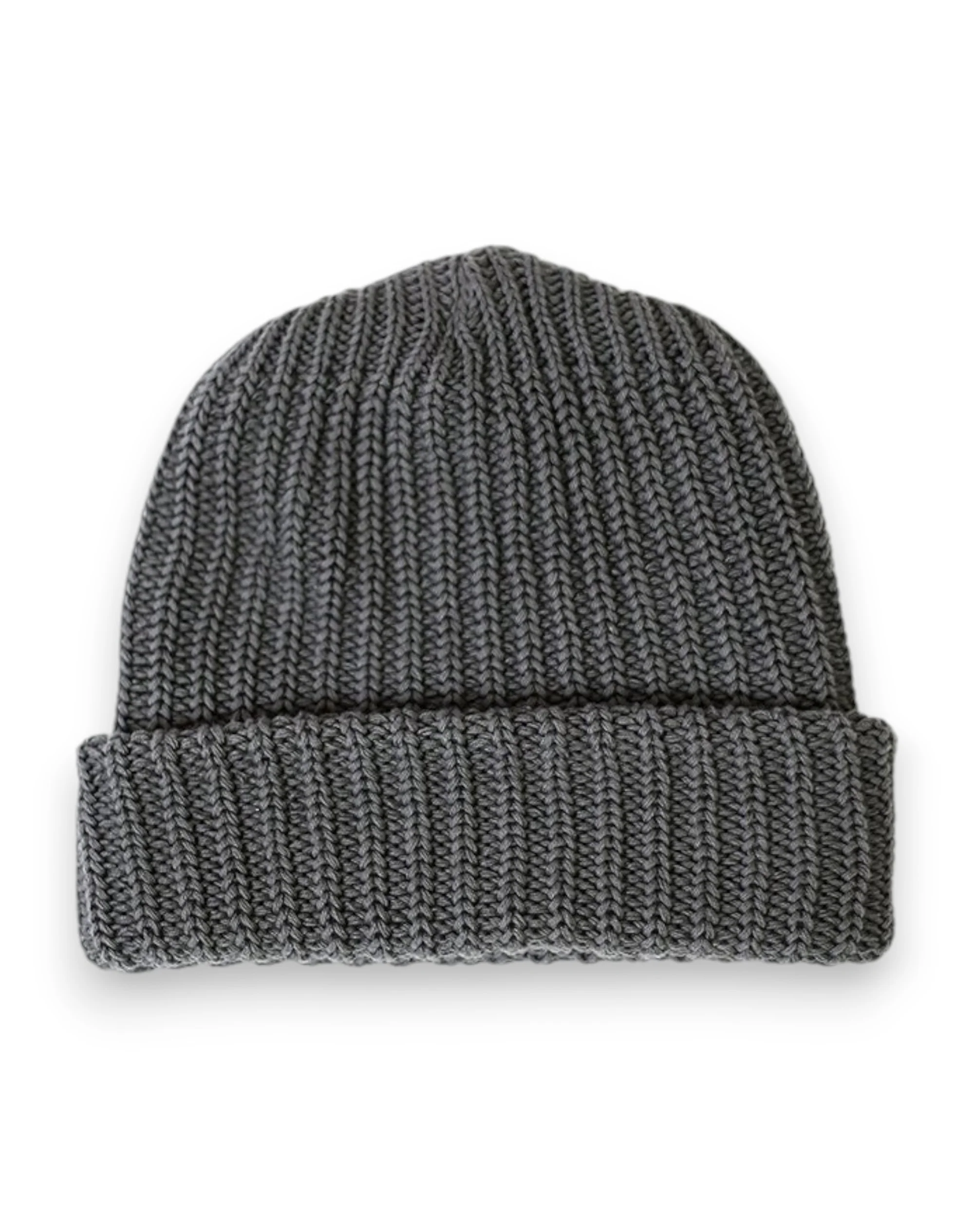 Heavy Knit Beanie - Charcoal