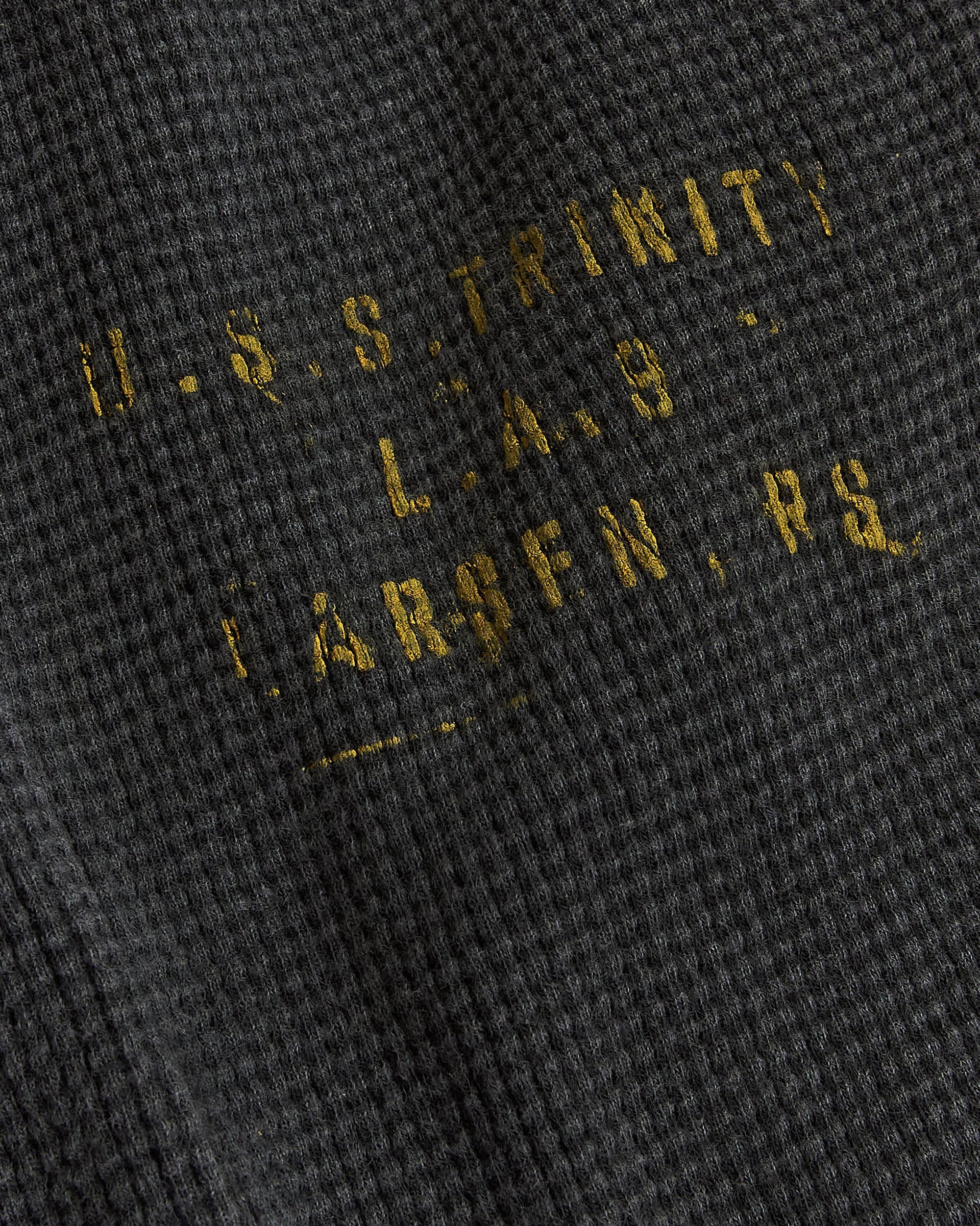 Heavyweight Waffle Sweatpants - Vintage Black - Image 6