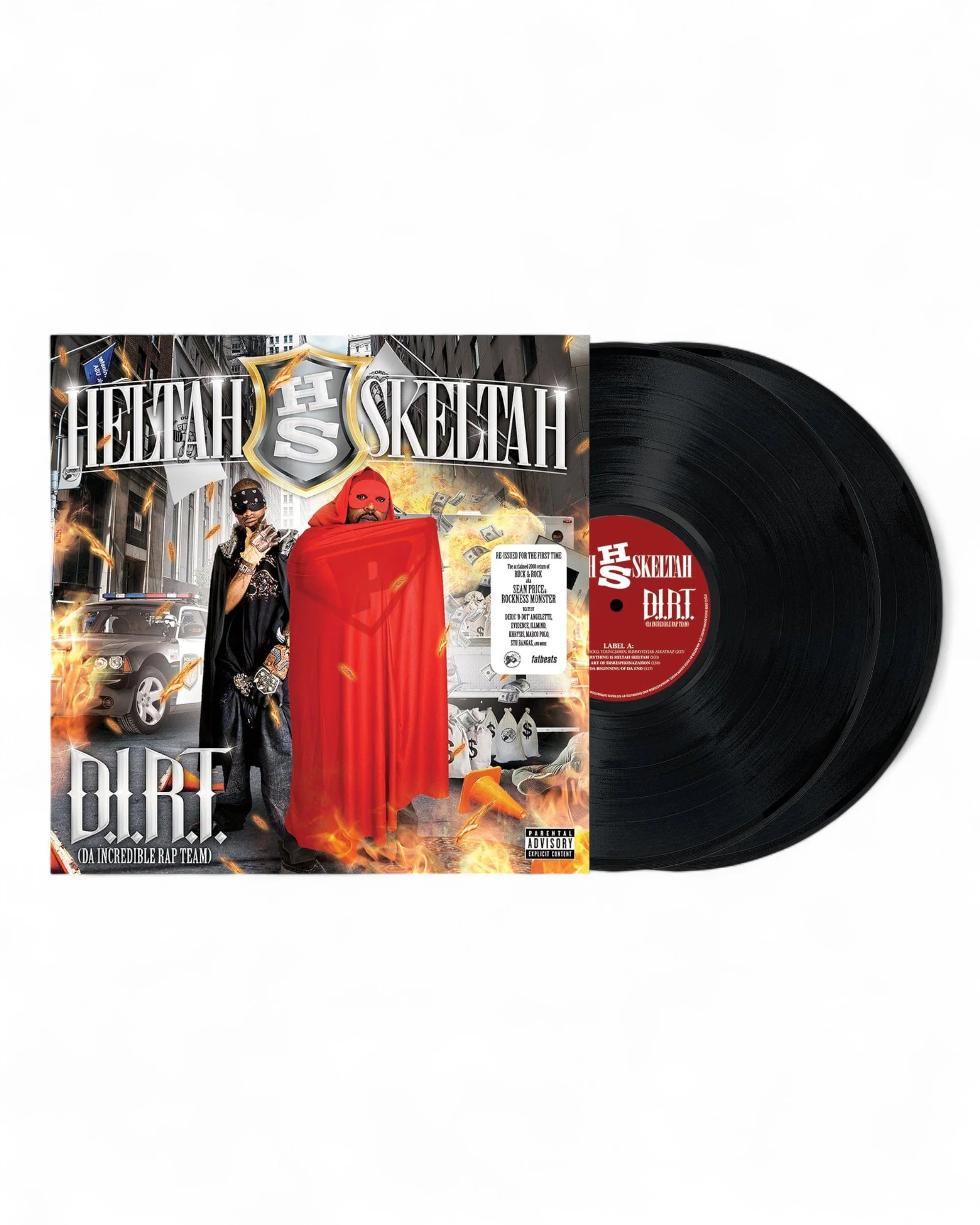 Heltah Skeltah - D.I.R.T. (Da Incredible Rap Team) (2xLP - Silver Vinyl - Fat Beats Exclusive) - Image 2