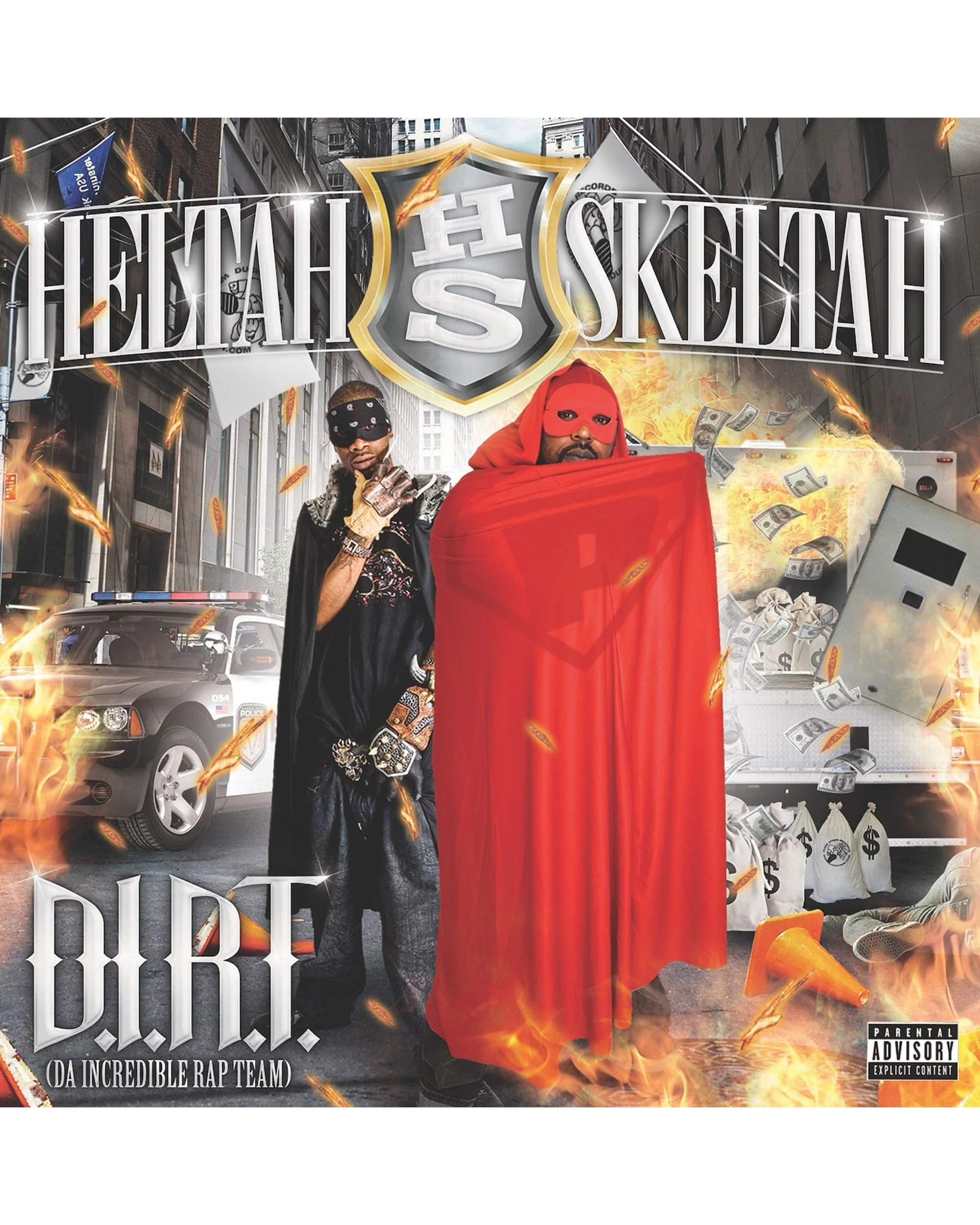Heltah Skeltah - D.I.R.T. (Da Incredible Rap Team) (2xLP - Silver Vinyl - Fat Beats Exclusive) - Image 3