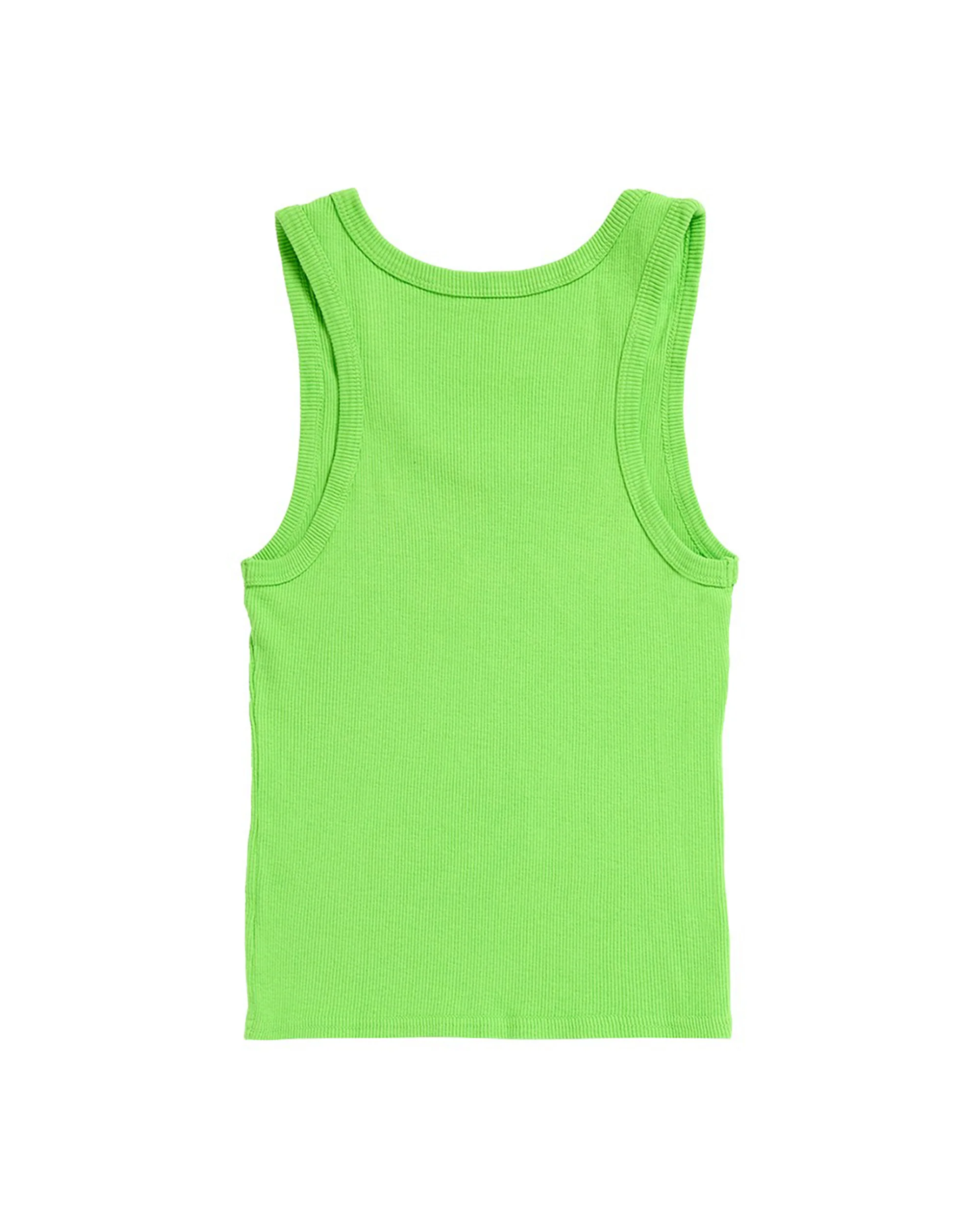 HIT ME HARD AND SOFT Green Crop Tank - Image 2