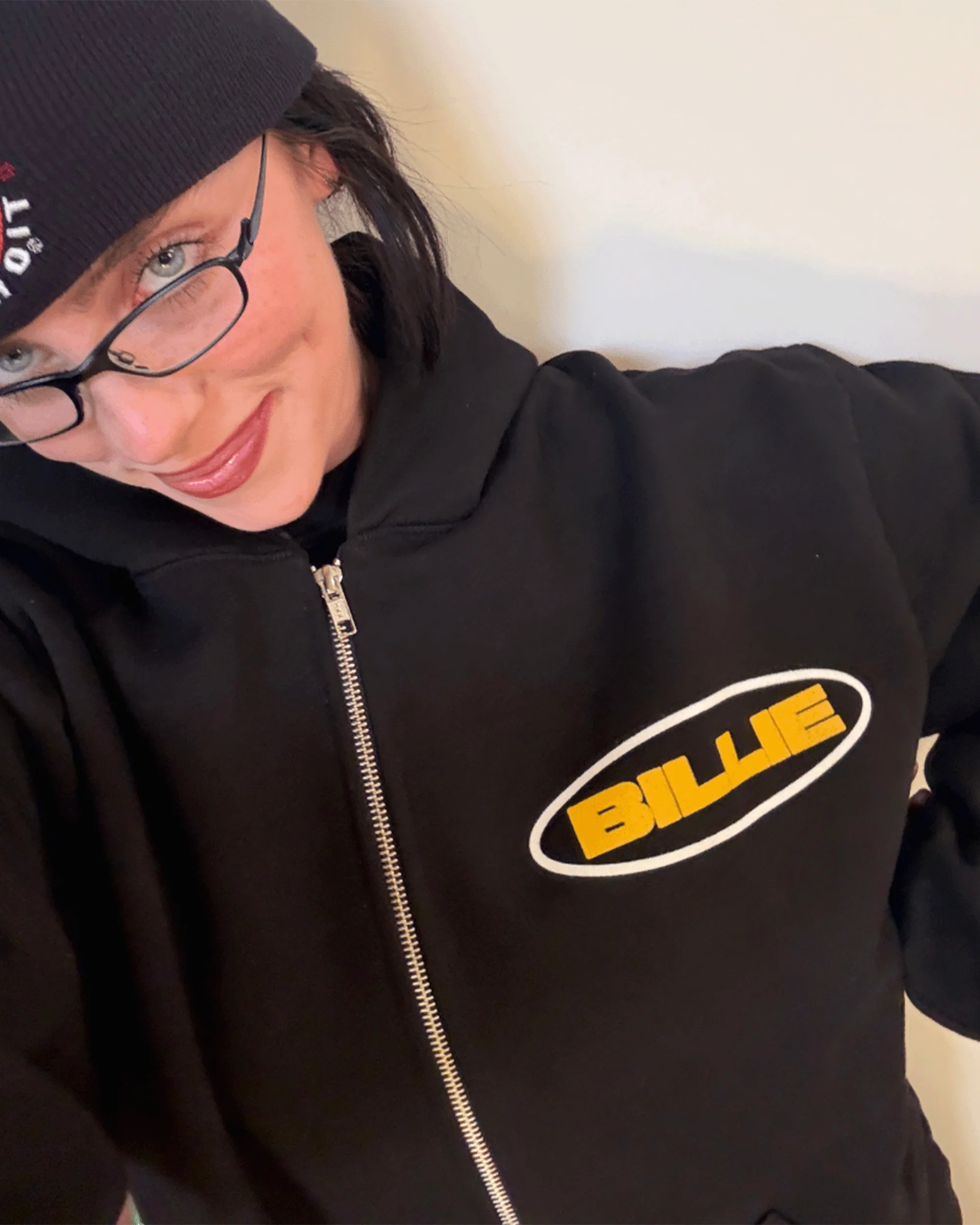 Hit Me Star Black Hoodie - Image 3