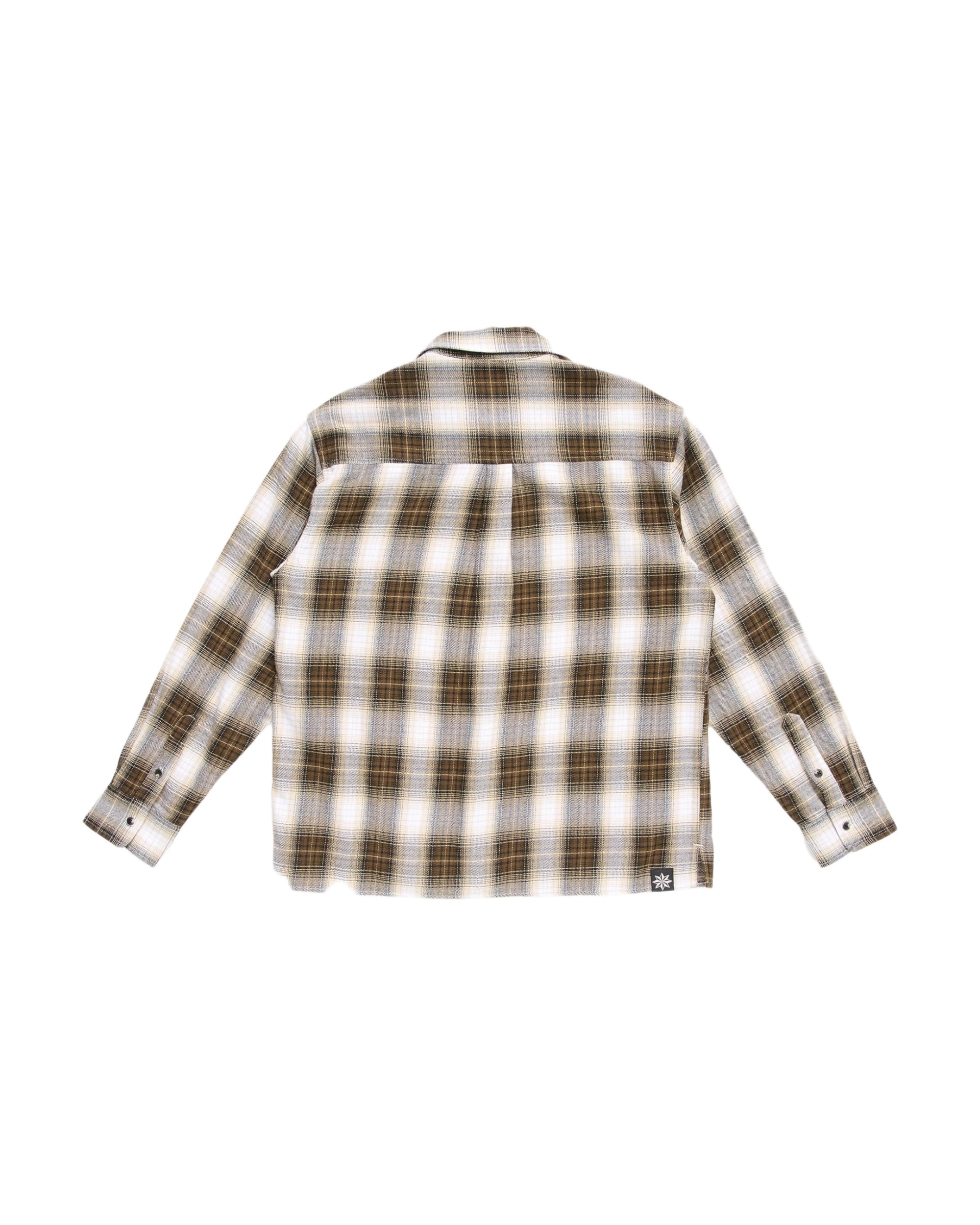 HOLD LS SHIRT - BROWN CHECK - Image 3
