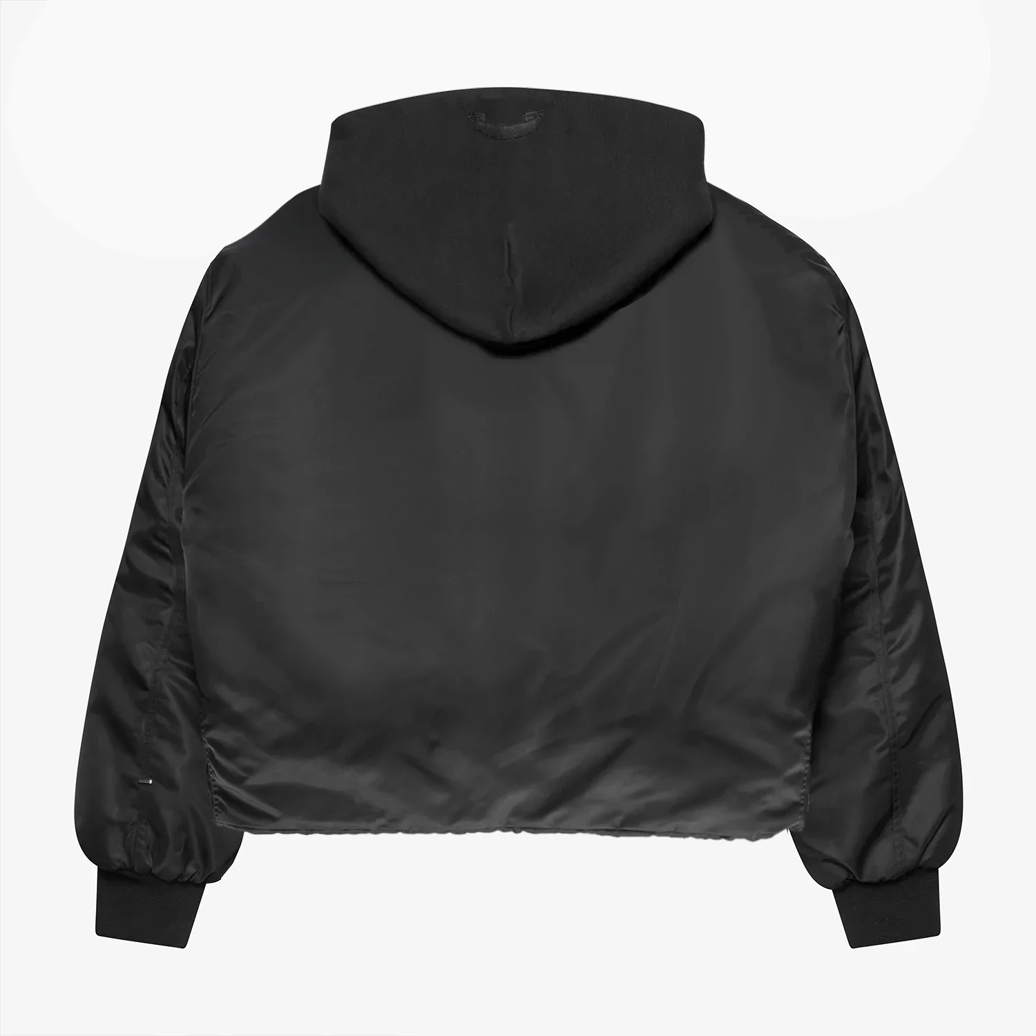 HOODED CROPPED AYS BOMBER JACKET - Image 8