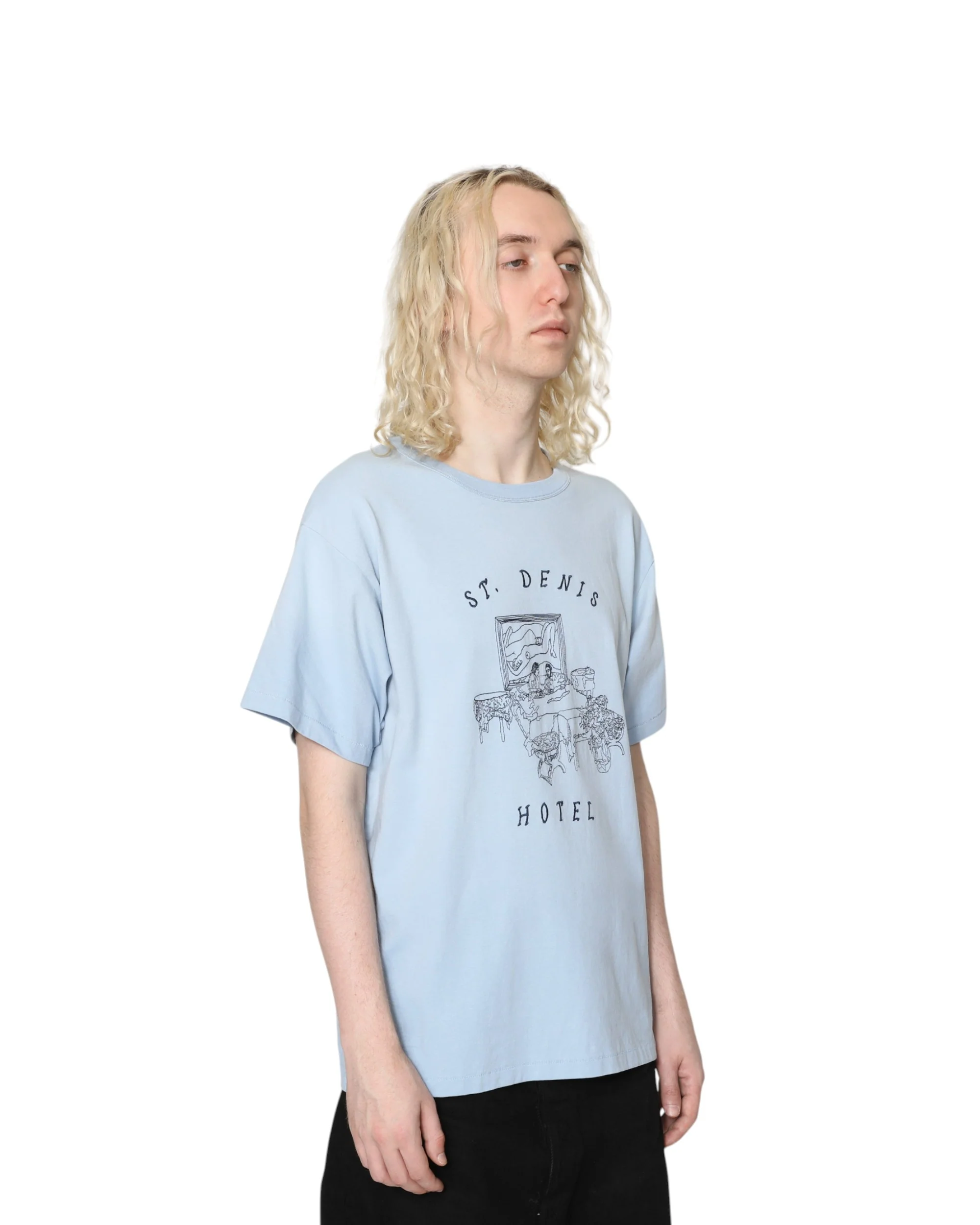 Hotel Tee - Light Blue - Image 3