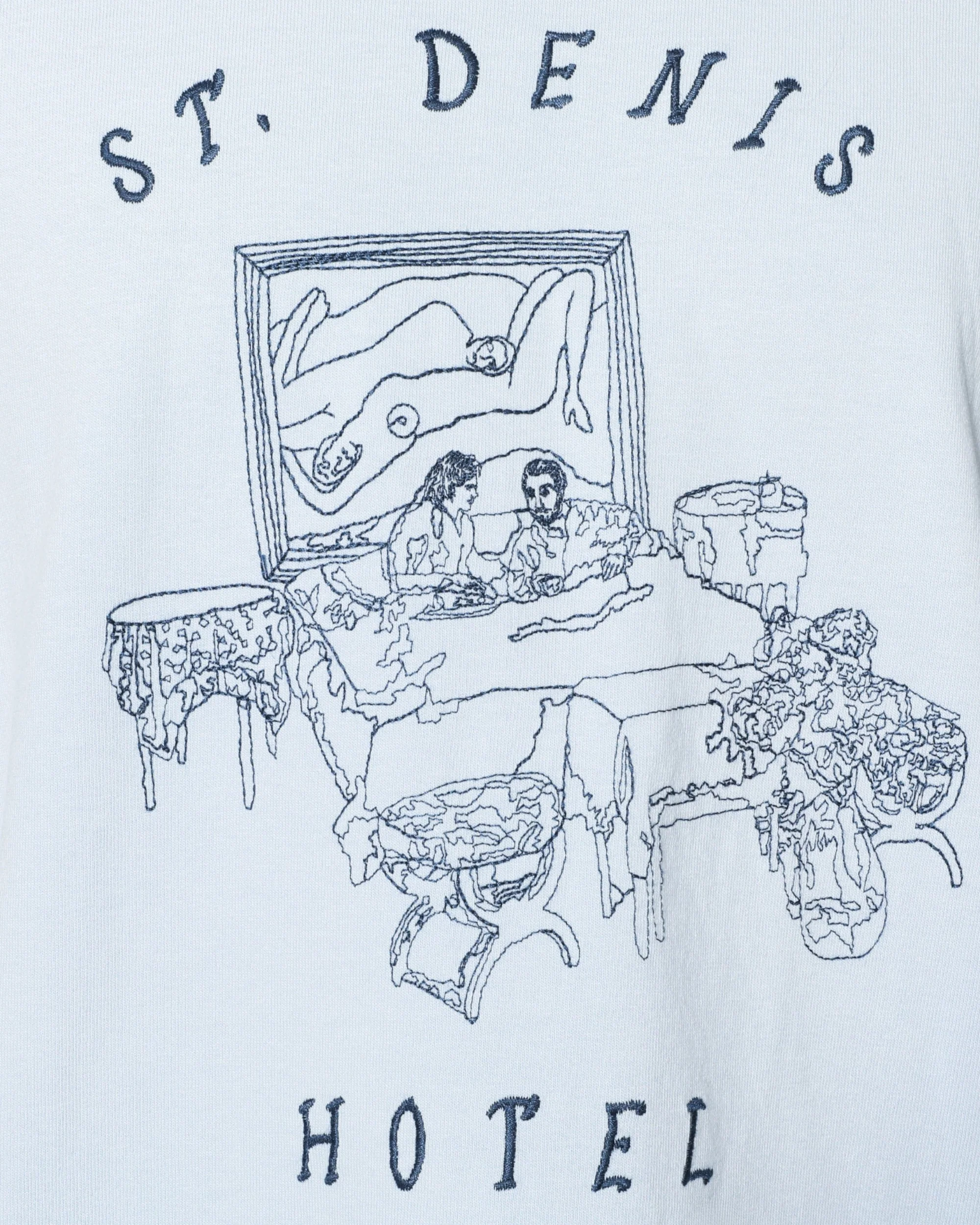 Hotel Tee - Light Blue - Image 6