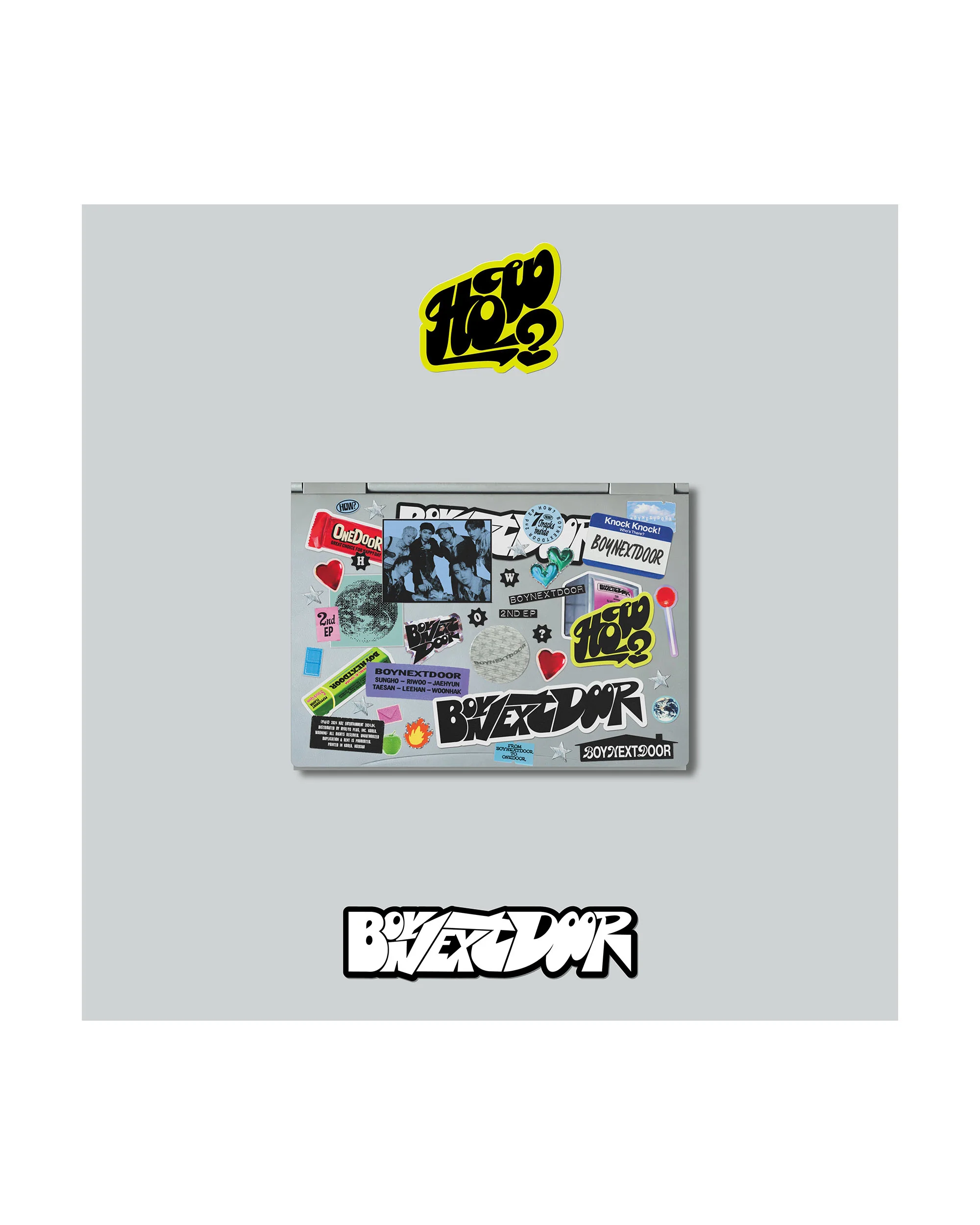HOW? (Sticker ver.)