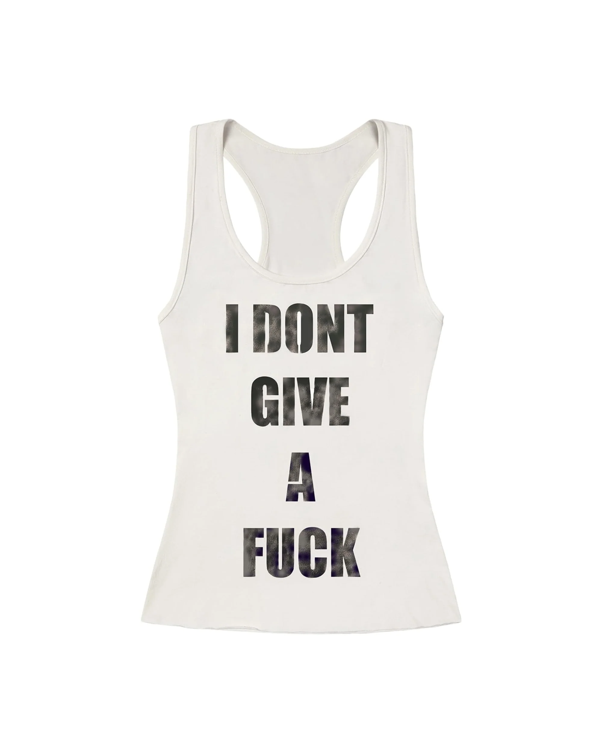 I DONT GIVE/GET A FUCK Spray Tank Top - Image 4