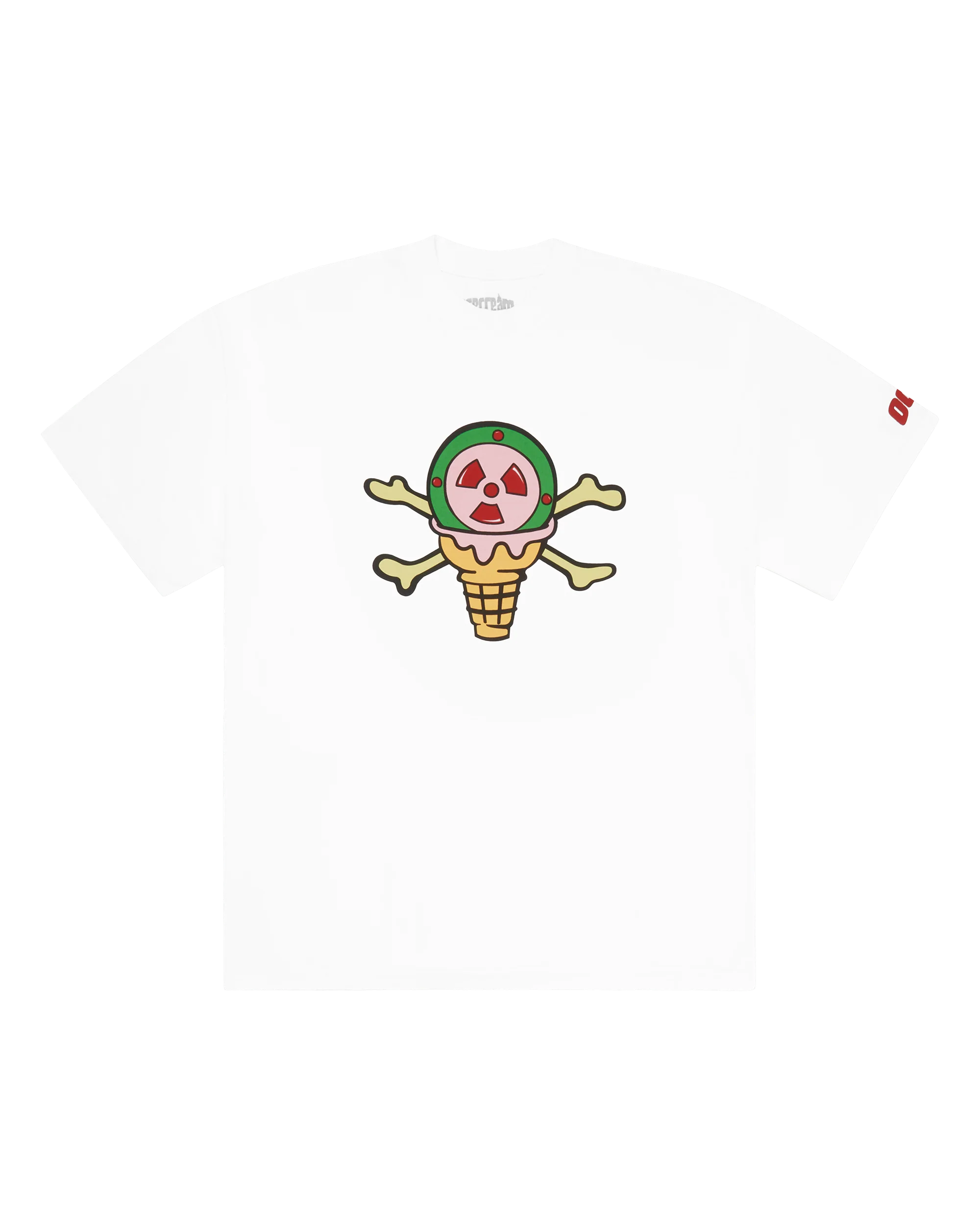 ICECREAM CONES & BONES OCTANE TEE (WHITE)