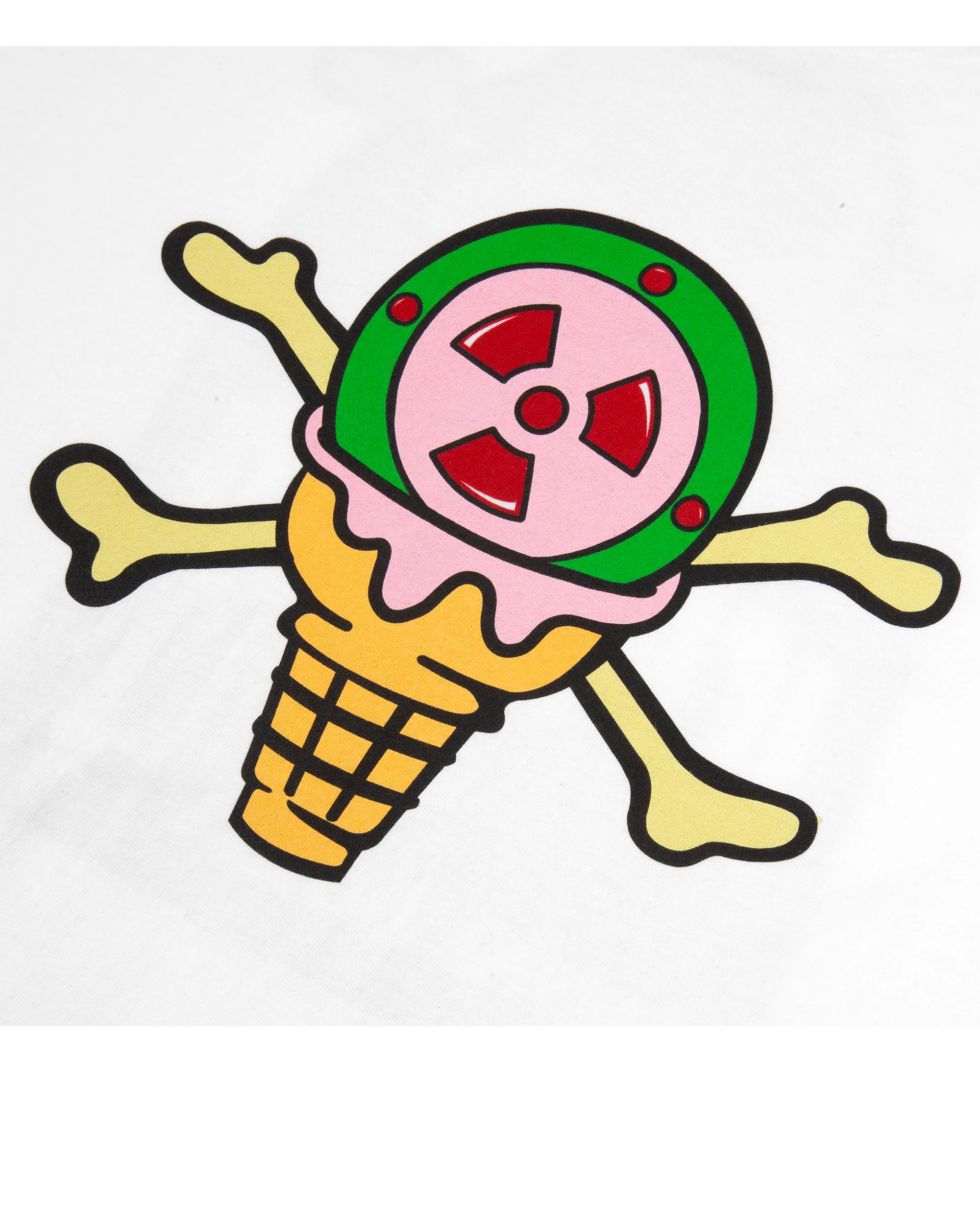 ICECREAM CONES & BONES OCTANE TEE (WHITE) - Image 3