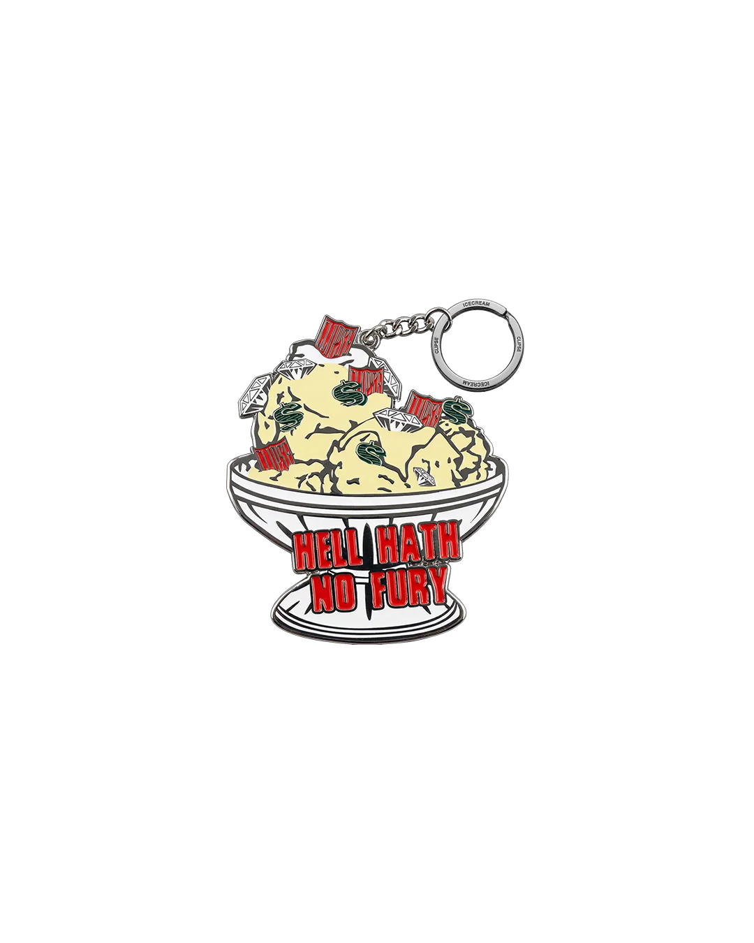 ICECREAM X HELL HATH NO FURY ICECREAM KEYCHAIN