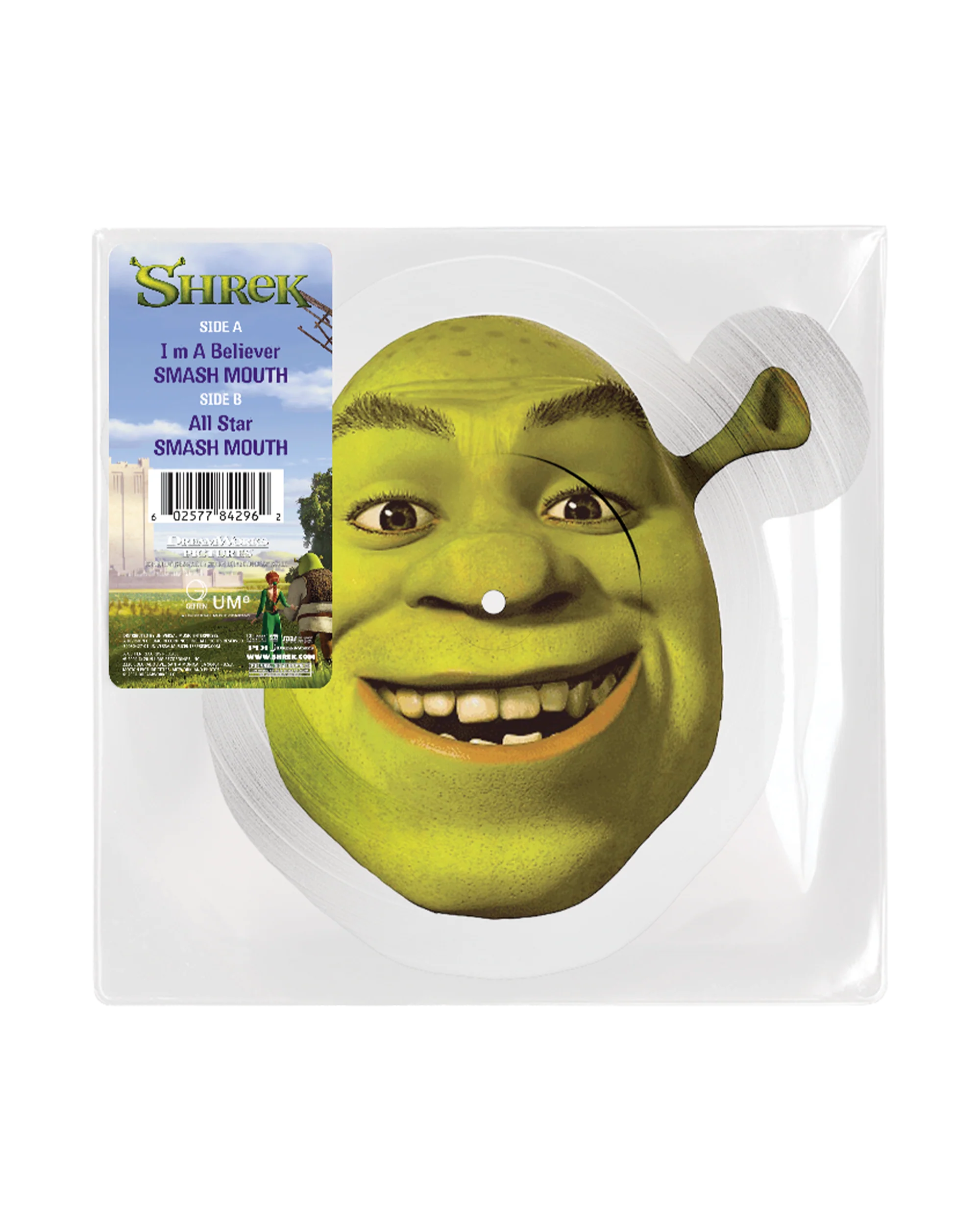 I'm A Believer / All Star Shrek Die Cut 7" Vinyl
