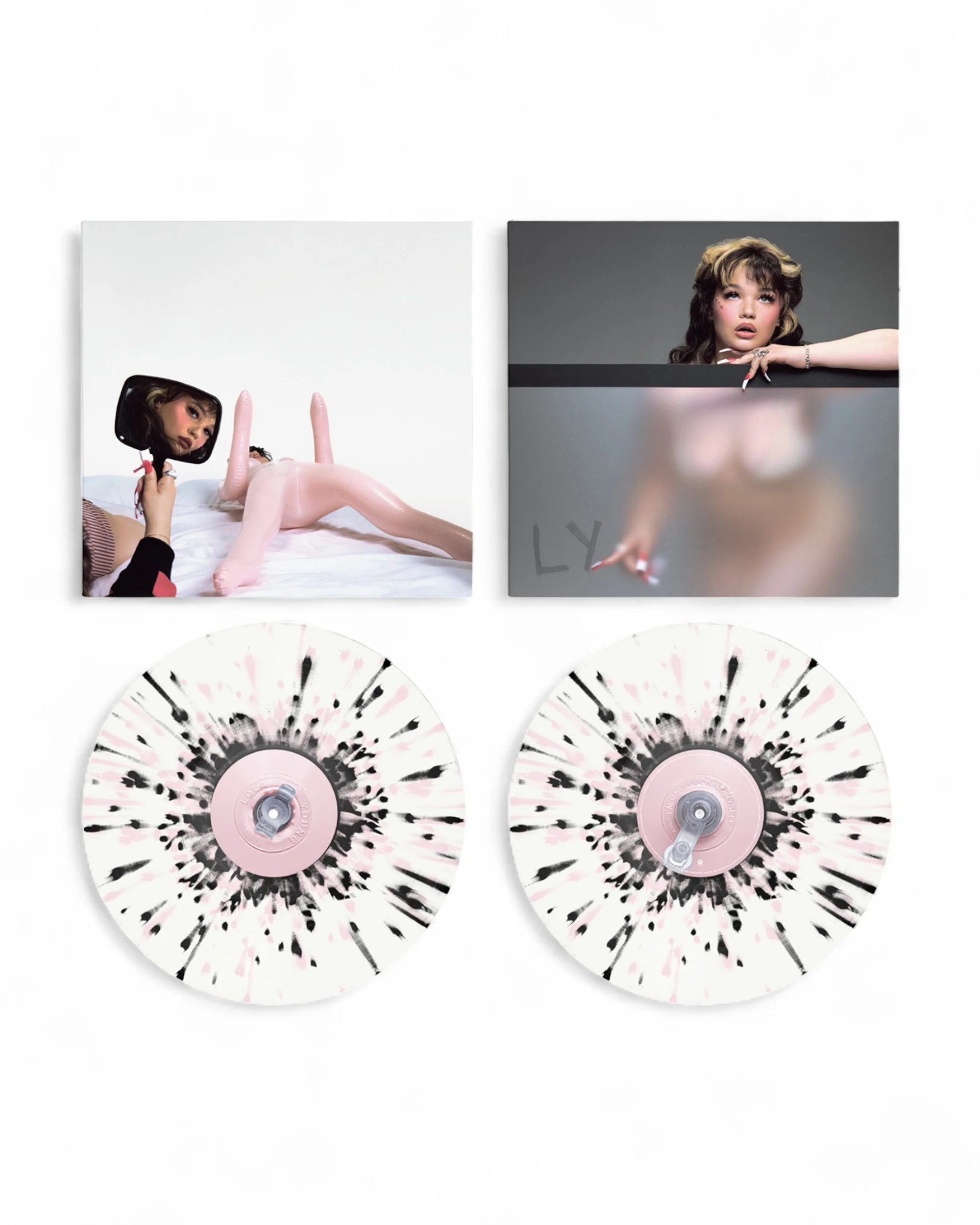 I'm Only F**king Myself: The "blisters" Edition (Pink & Black Splatter Vinyl LP) - Image 2