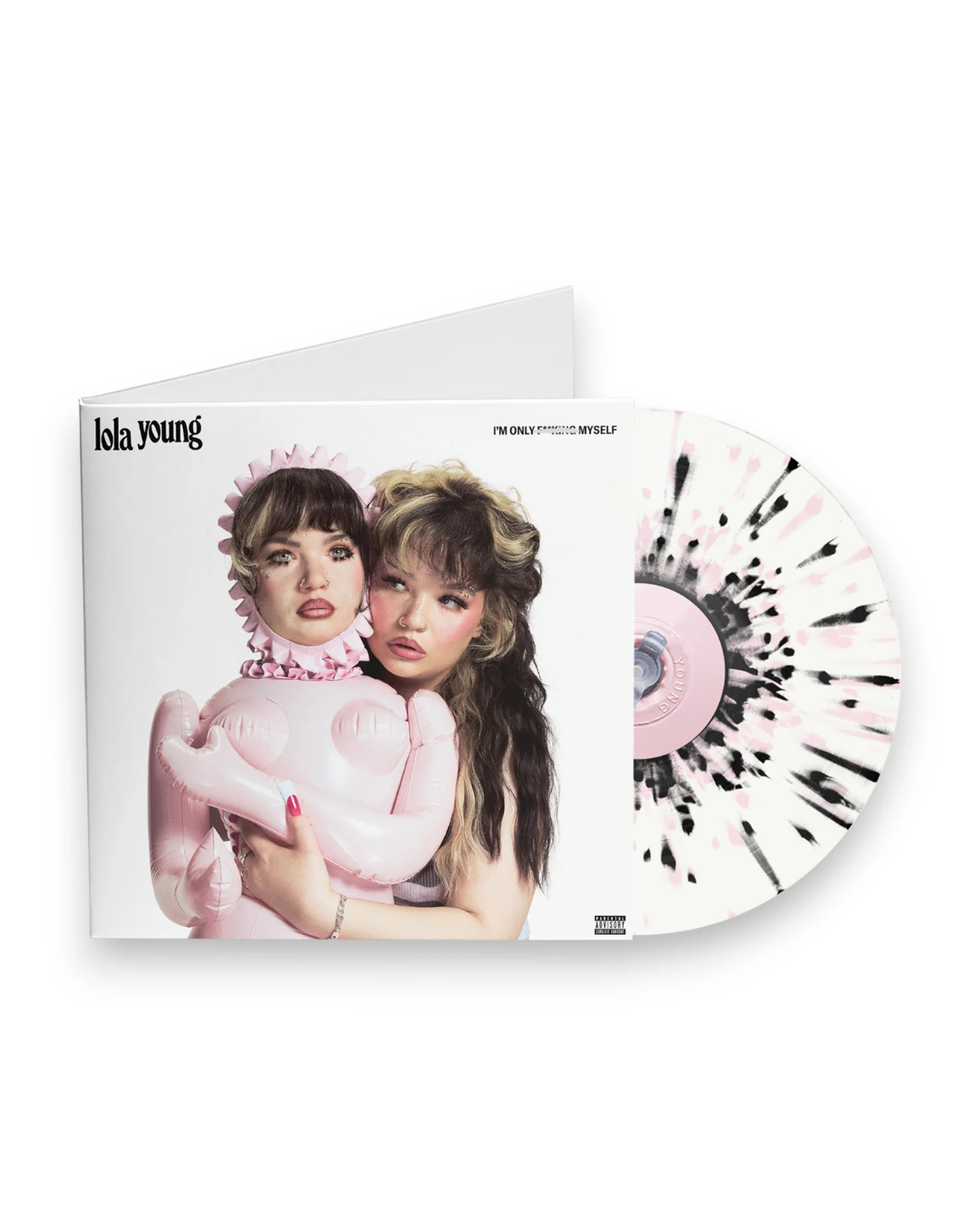I'm Only F**king Myself: The "blisters" Edition (Pink & Black Splatter Vinyl LP) - Image 5