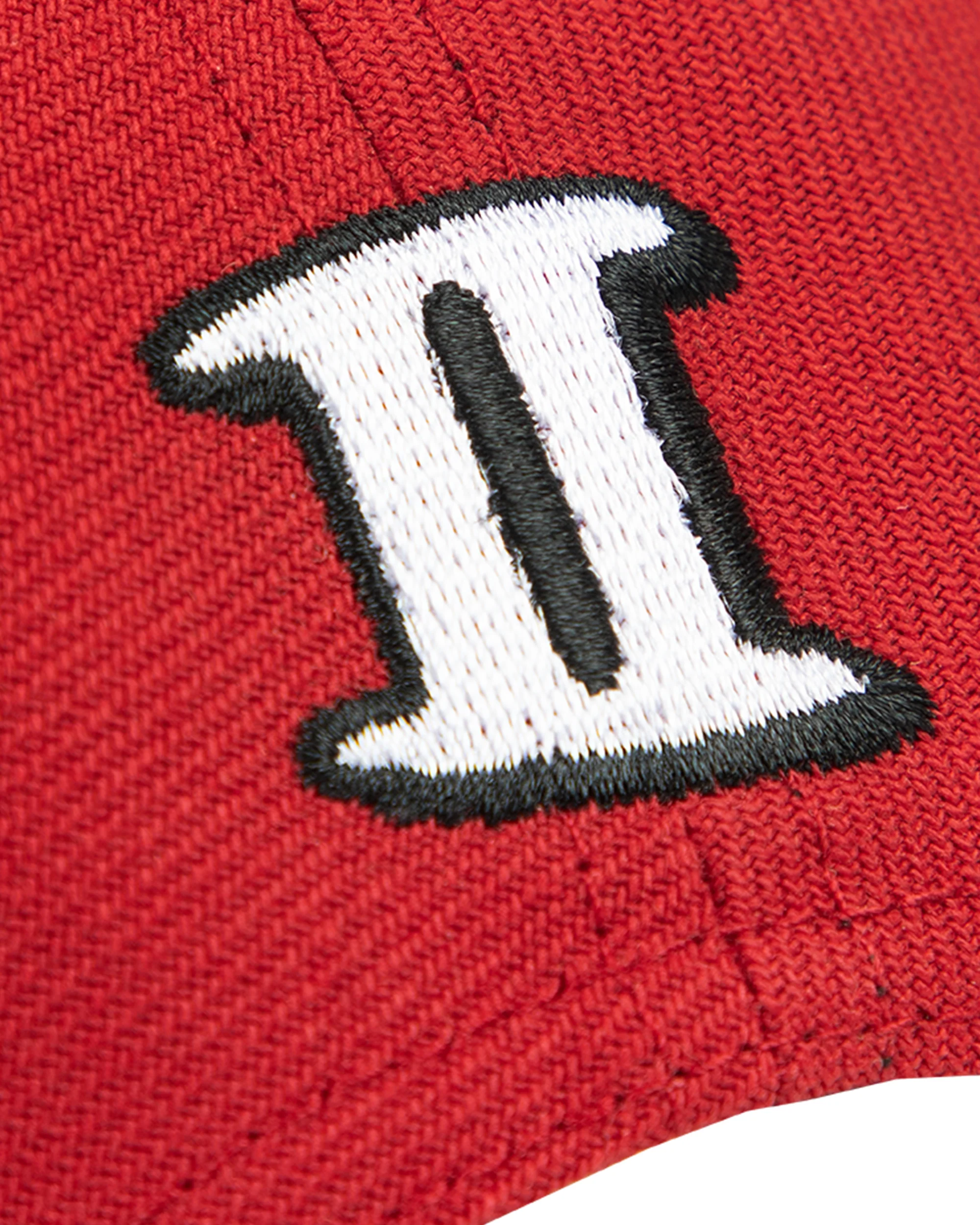 Interscope Red University Snapback Hat - Image 3