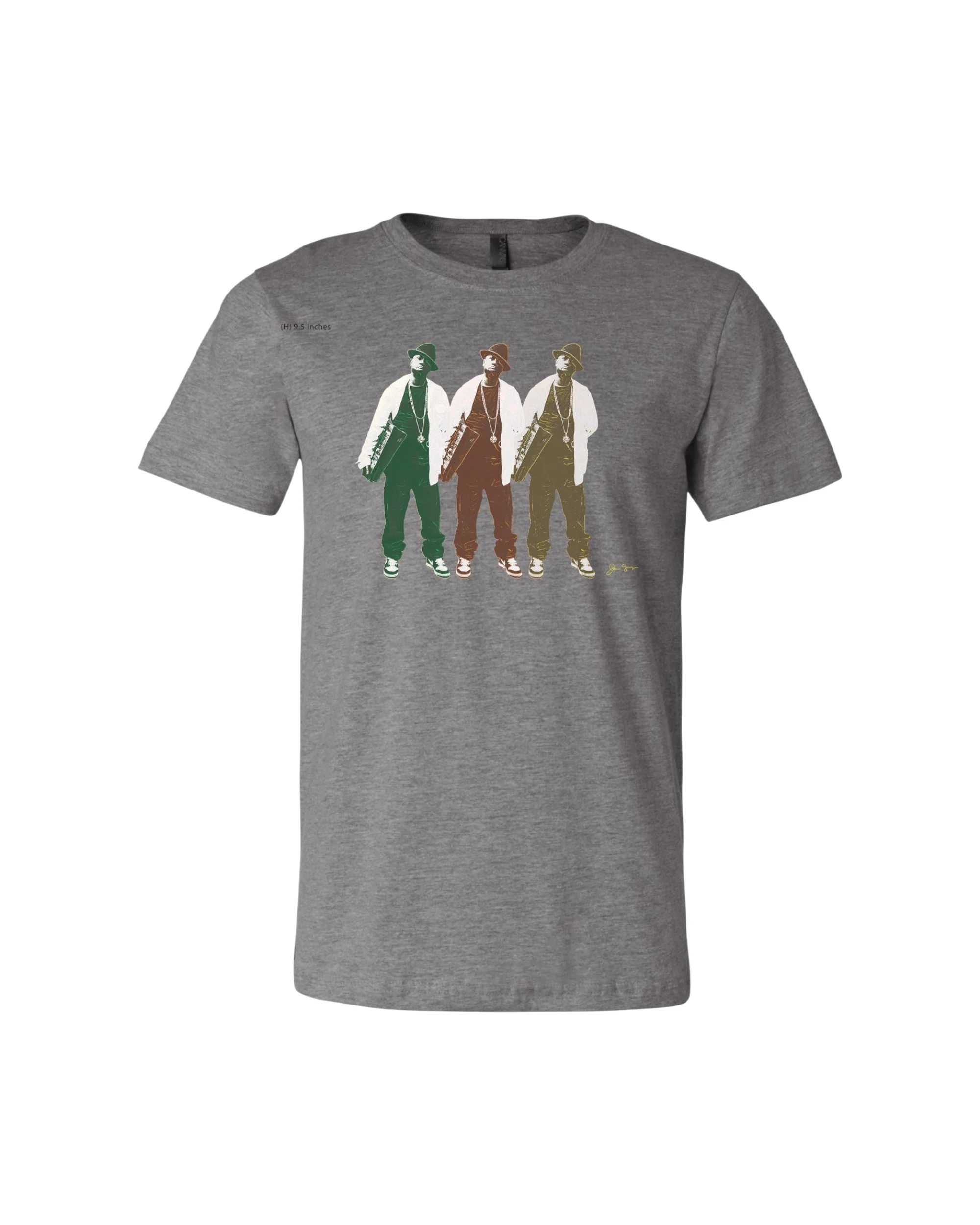 J Dilla - Triple Image MPC grey t-shirt