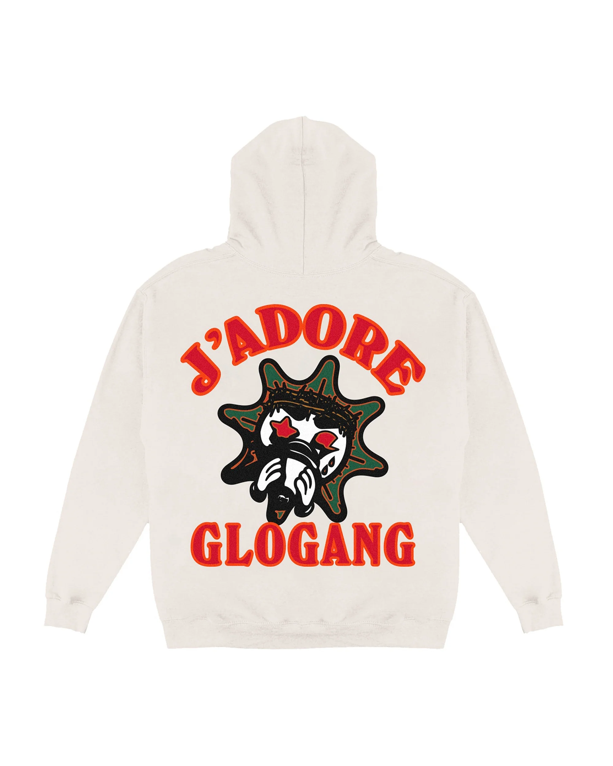J'Adore Hoodie (Cream) - Image 2