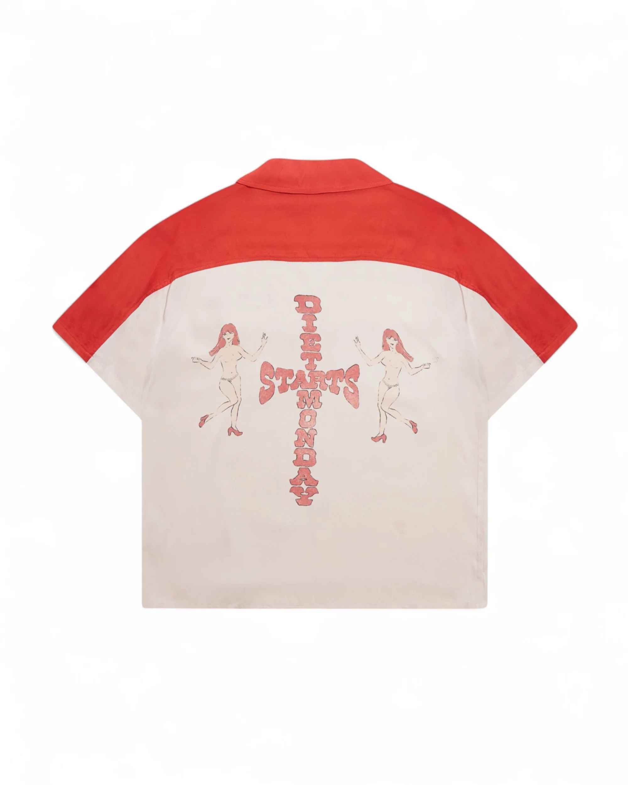 Jim Button Up Shirt - Beige/Rust - Image 2