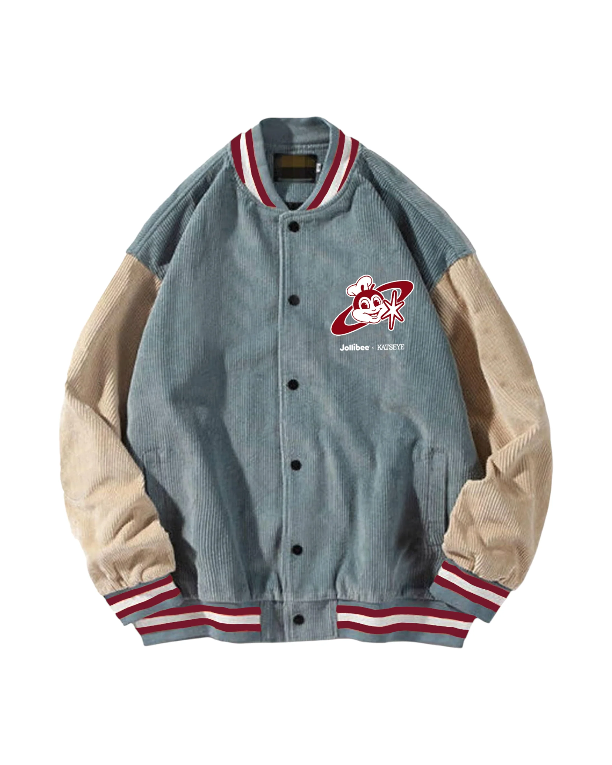 Jollibee x  KATSEYE Shared Dream Corduroy Bomber Jacket